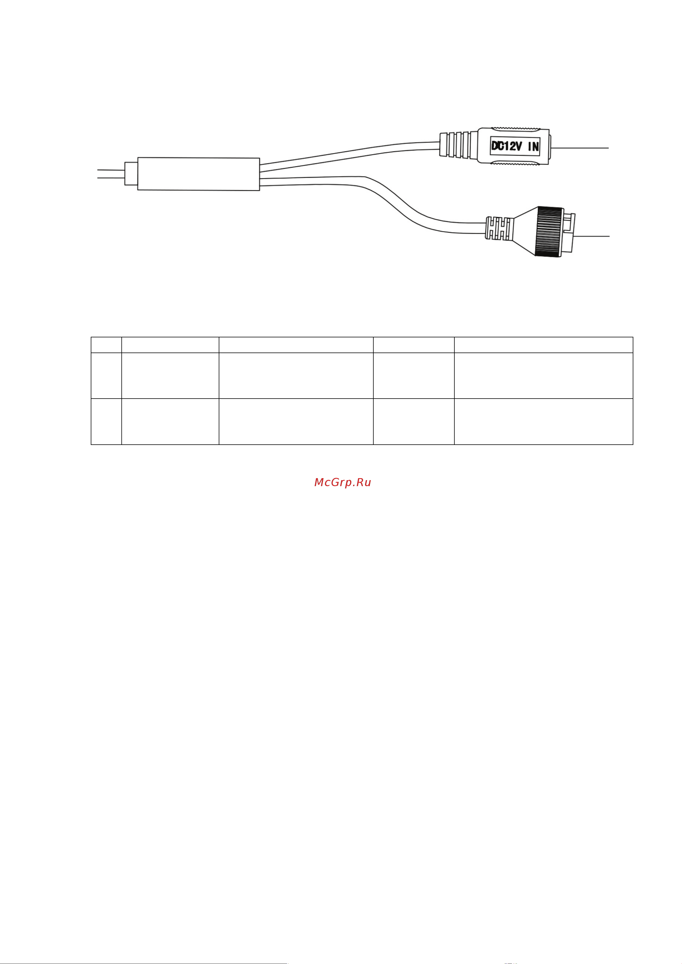 RVi RVi-1NCE2366 (2.8) [3/8] Подключение сетевой камеры видеонаблюдения все основные разъемы видеокамеры изображены на рисунке 1