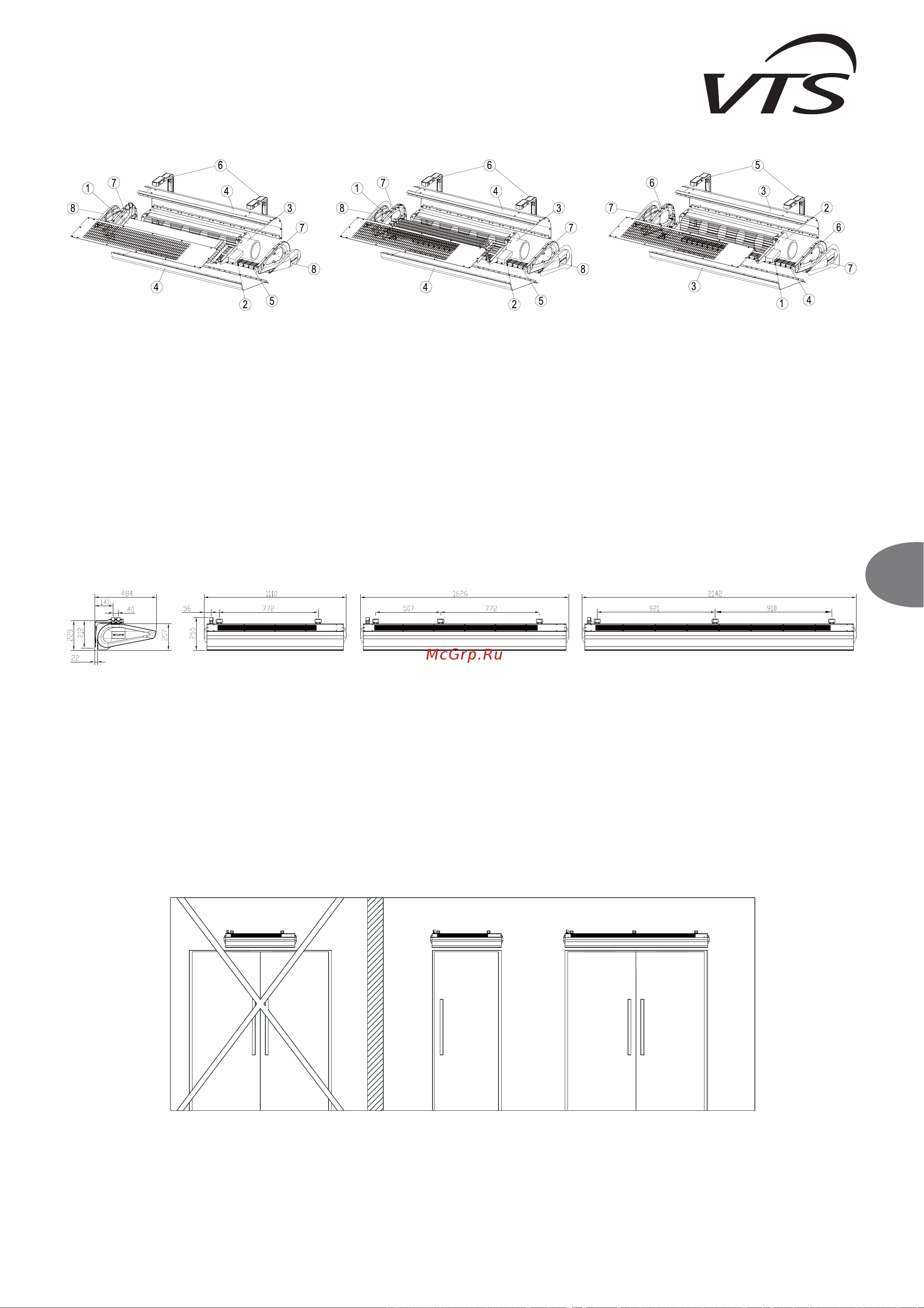 VTS WING II W100 EC [115/236] Telepítés