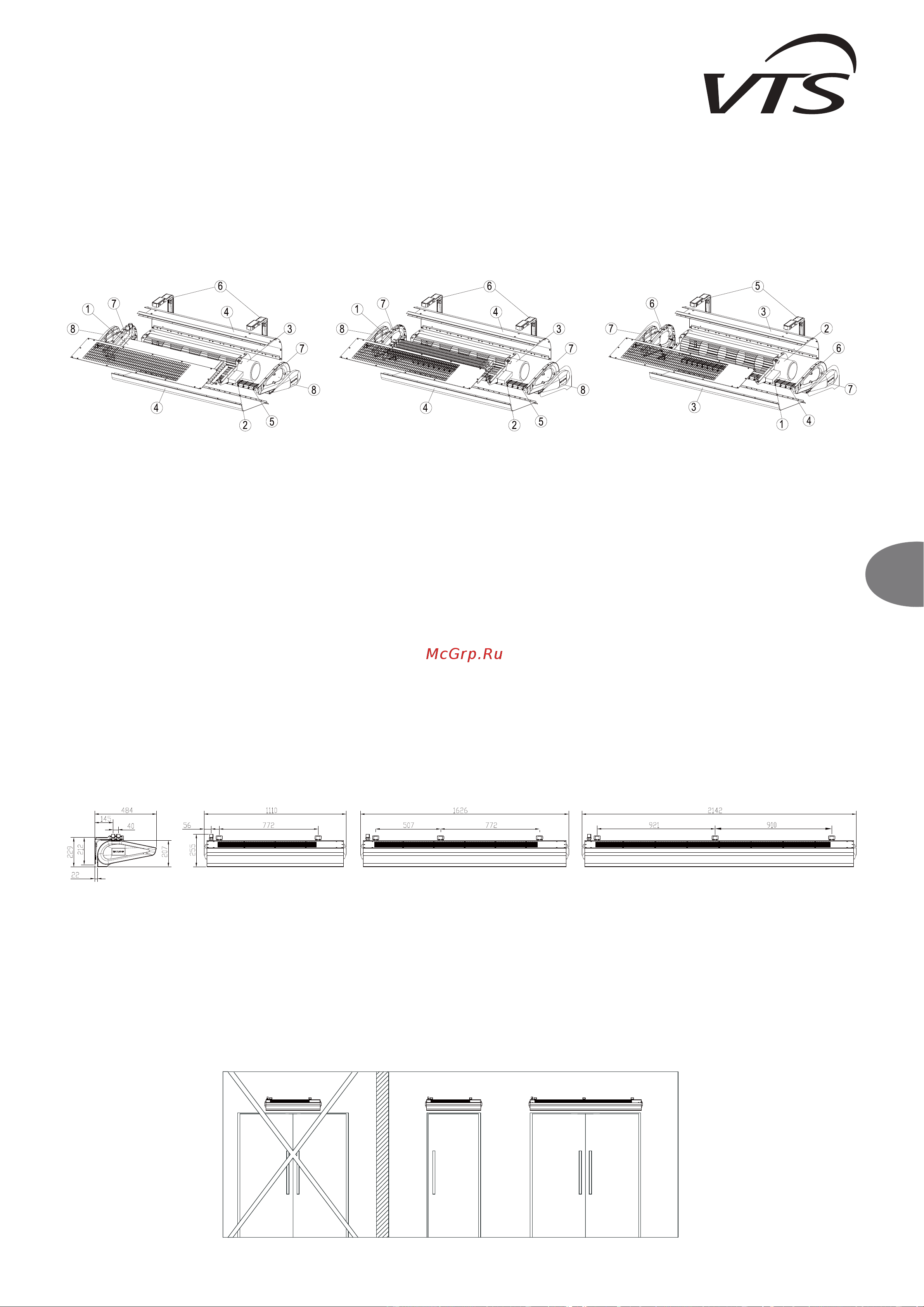 VTS WING II W100 EC [223/236] Installation