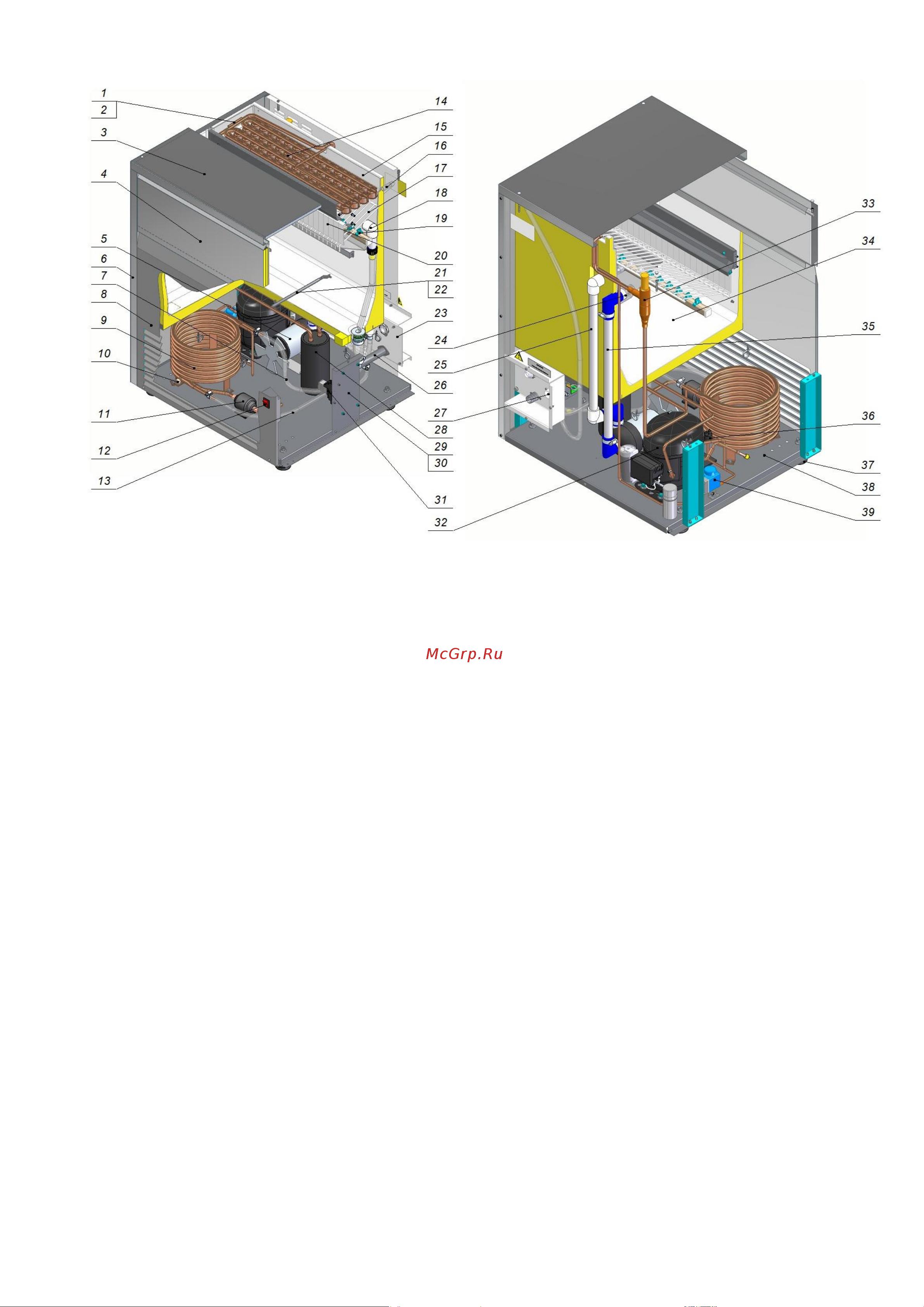 Abat ЛГ‑80/40К‑02 [5/25] Рис 1 устройство льдогенератора лг 64 40к 01