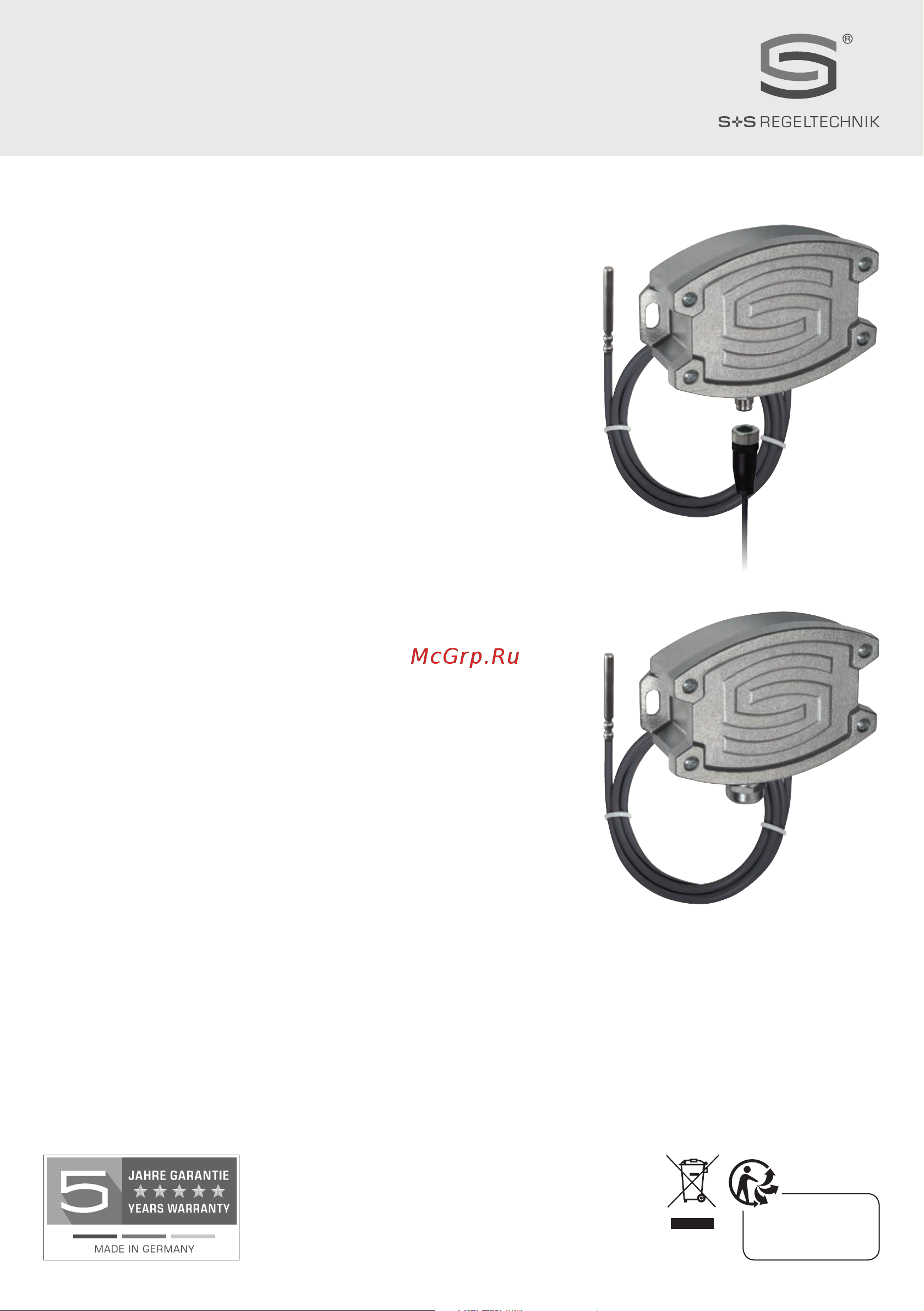 S+S Regeltechnik THERMASGARD HFTM - VA Руководство по эксплуатации онлайн