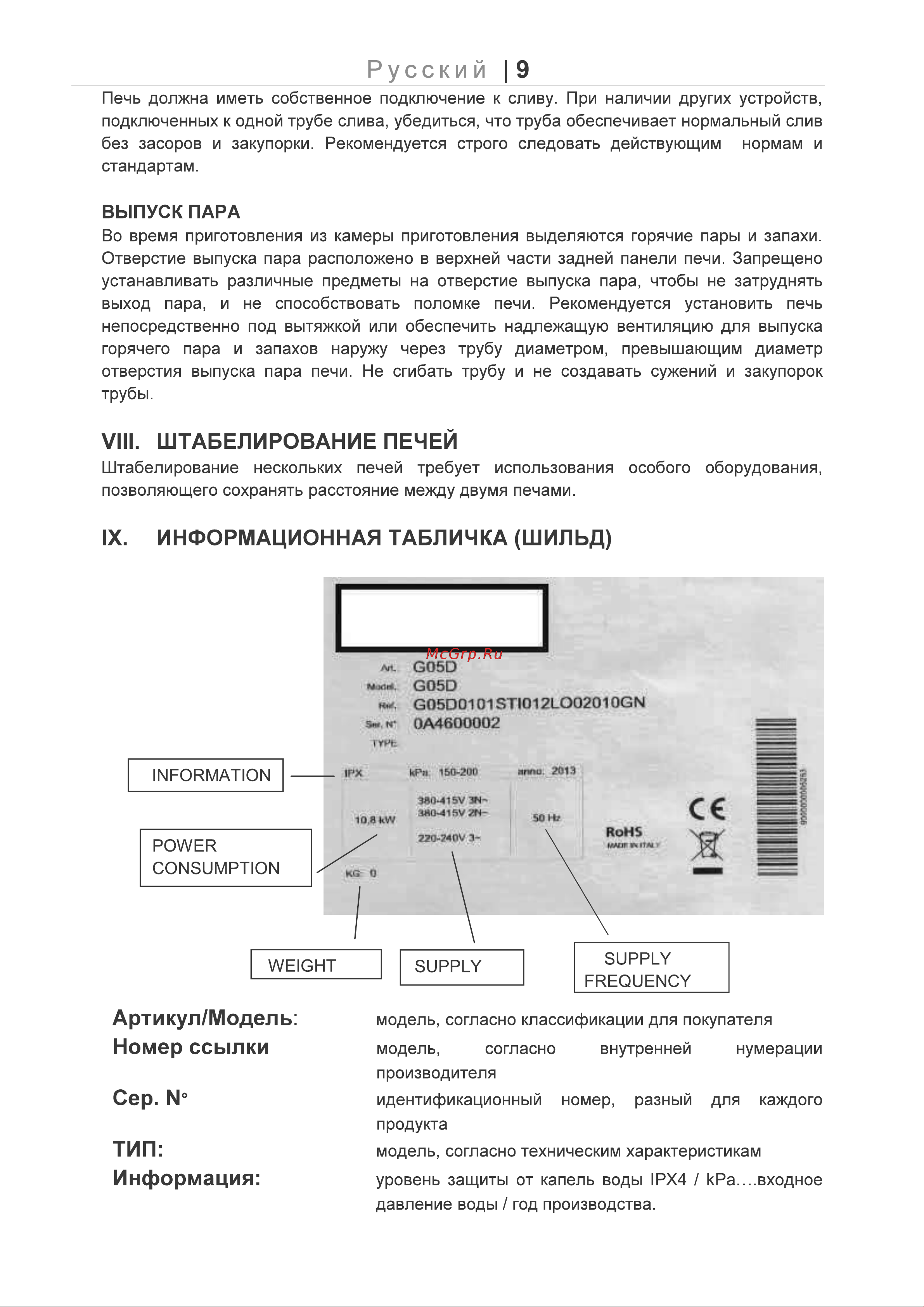 Apach AP10QM Инструкция по эксплуатации онлайн [9/23] 677605