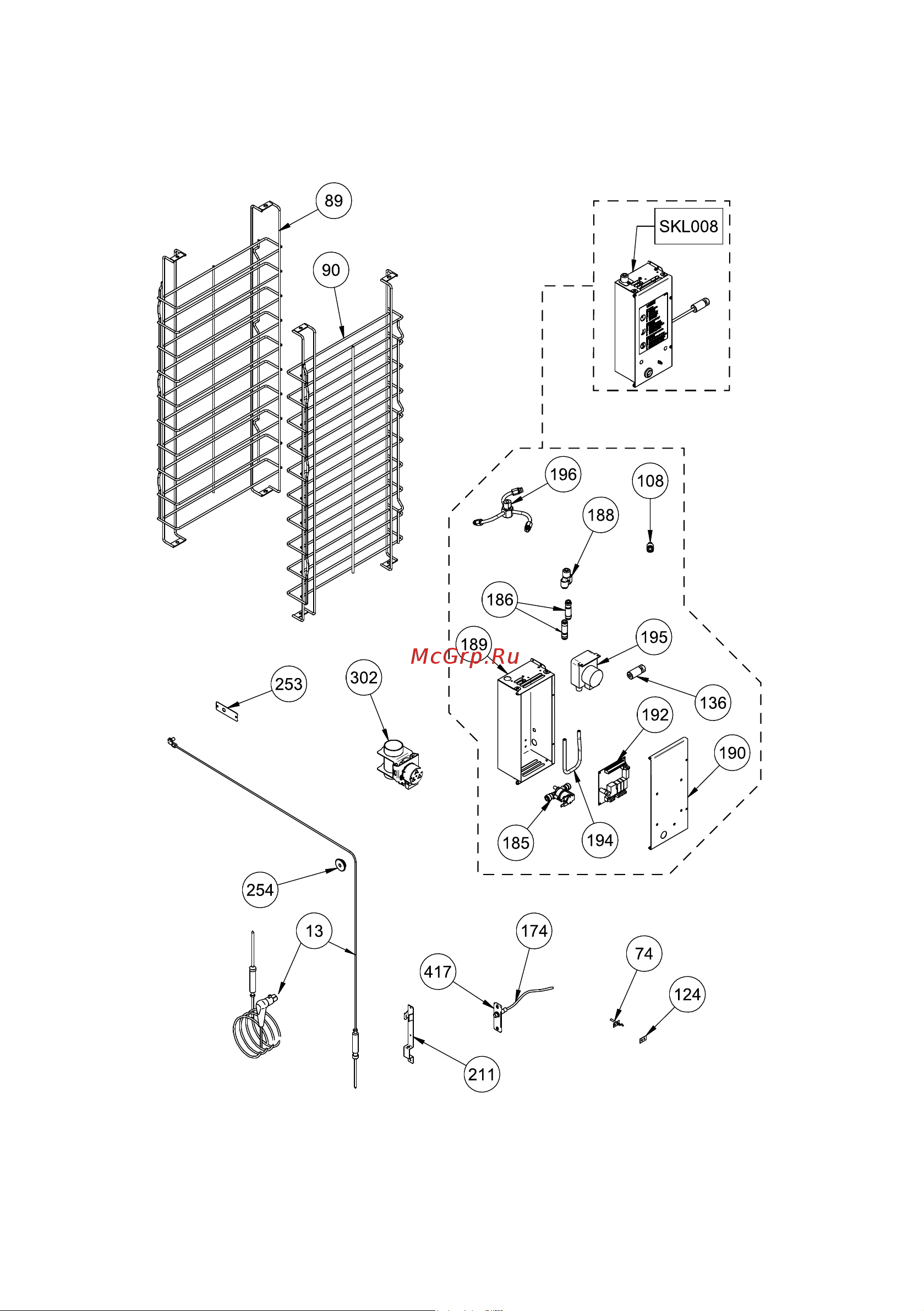 Apach AP7QT [13/14] Esploso accessori optional parts exploded view