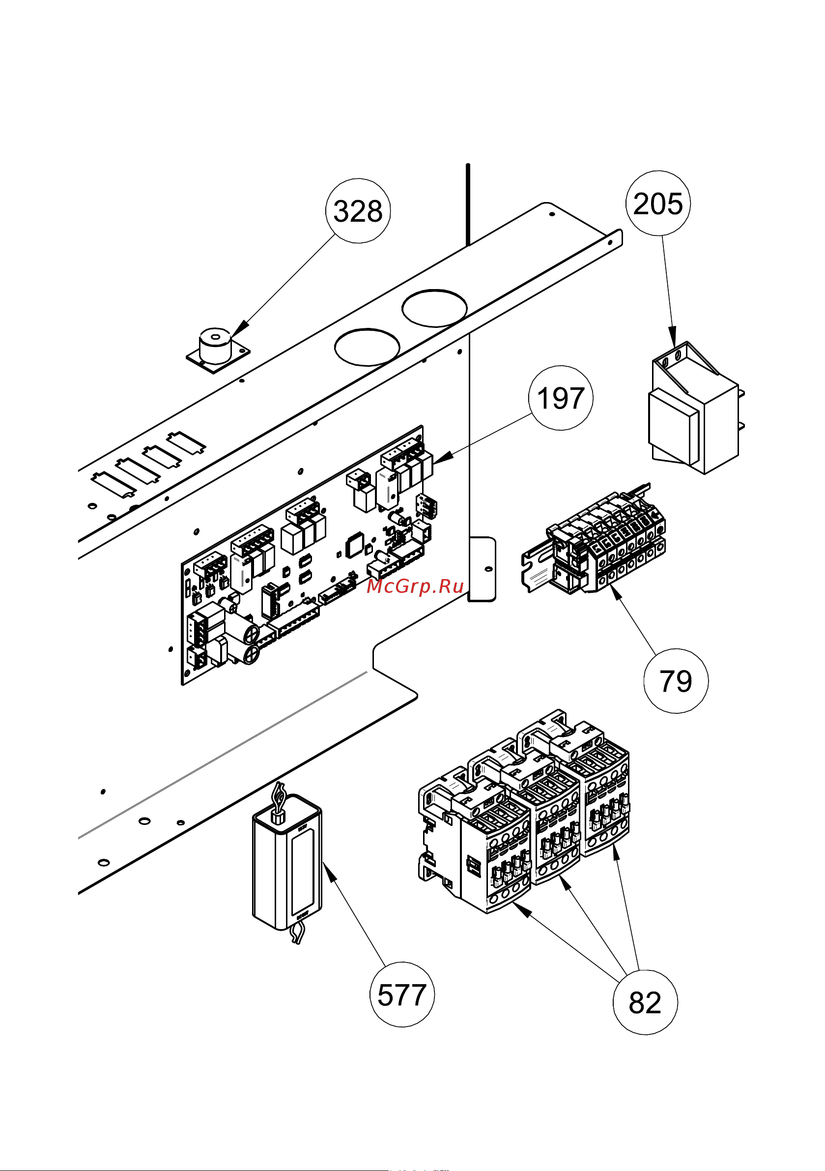 Apach AP7QT [3/14] Esploso collegamenti elettrici tc 4 6t 4 6t tc electrical connections exploded view