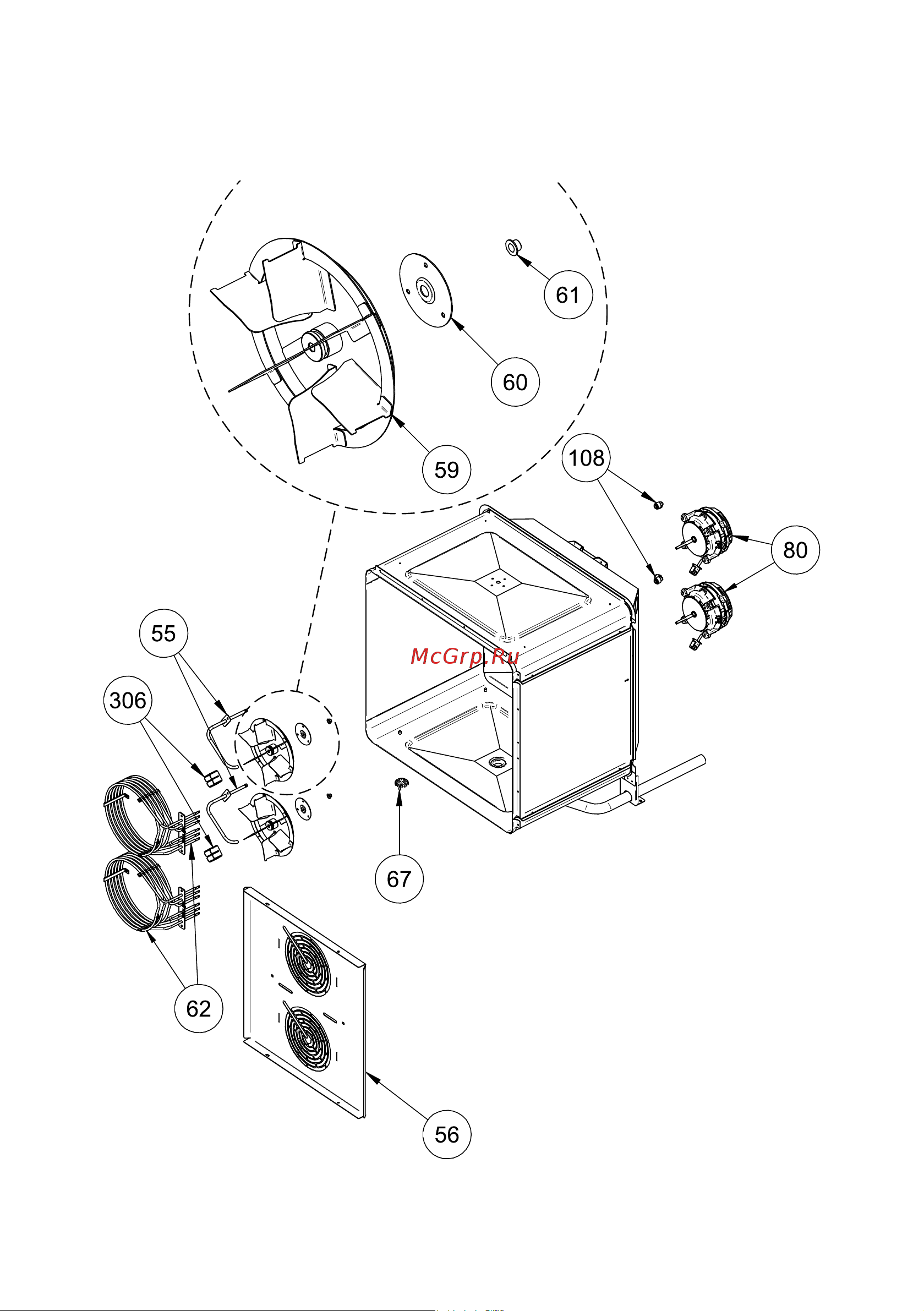 Apach AP7QT [9/14] Esploso corpo forno 6t 6t oven body exploded view