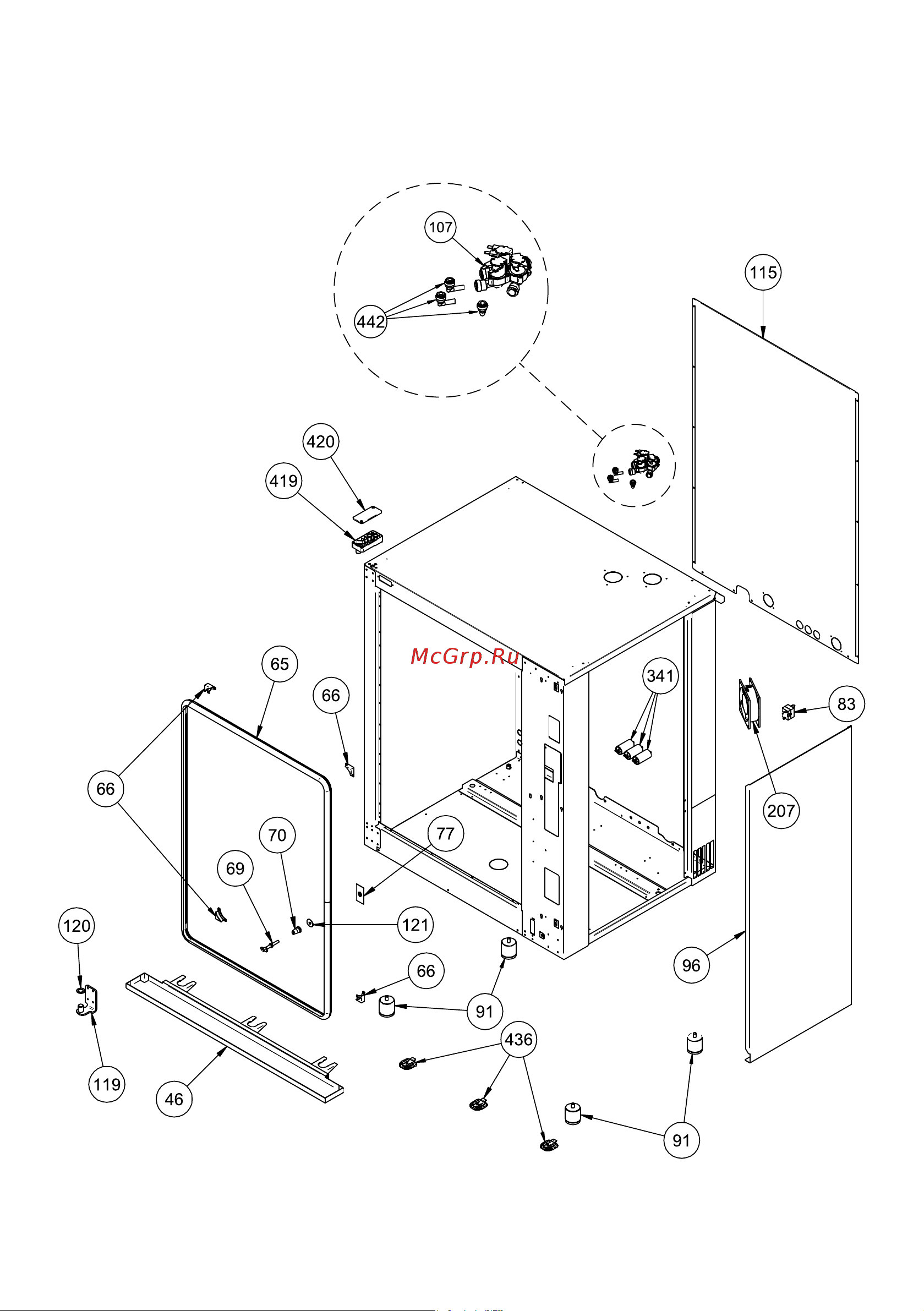Apach AP10QT [11/14] Esploso mantello esterno 10t 10t external covers exploded view