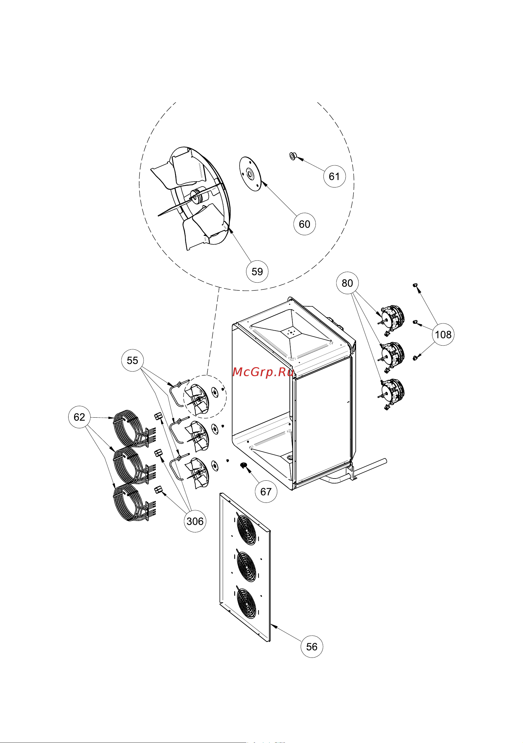 Apach AP10QT [9/14] Esploso corpo forno 10t 10t oven body exploded view