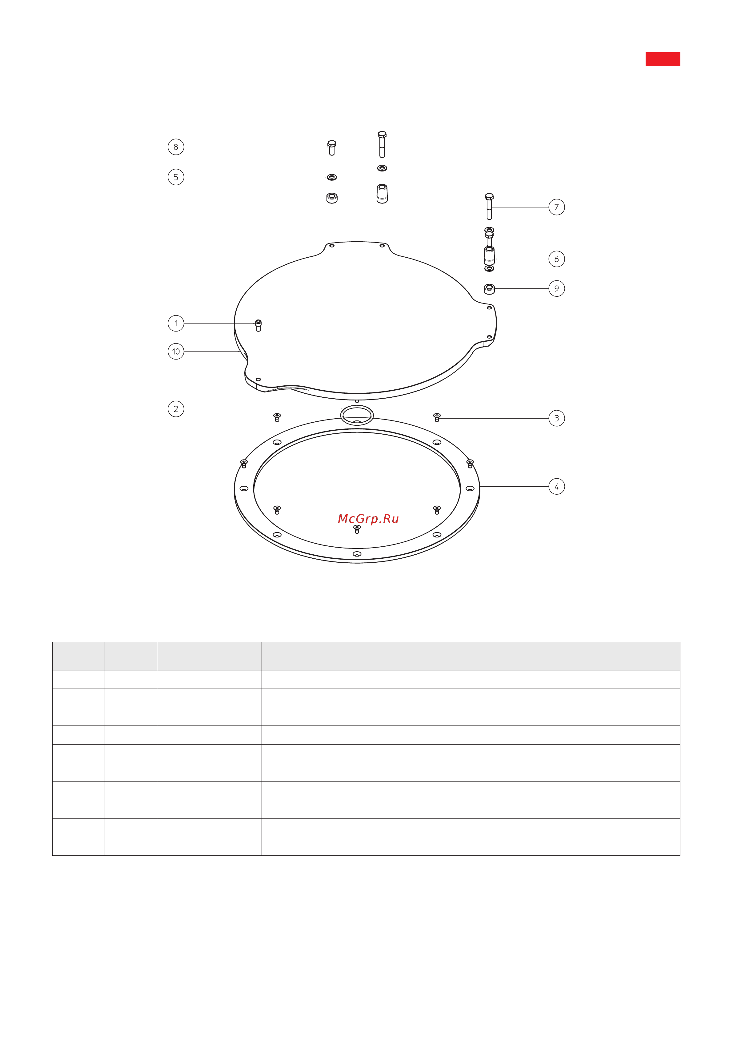 Apach SPA SA11 [10/31] Rounding plate group cod pt000001