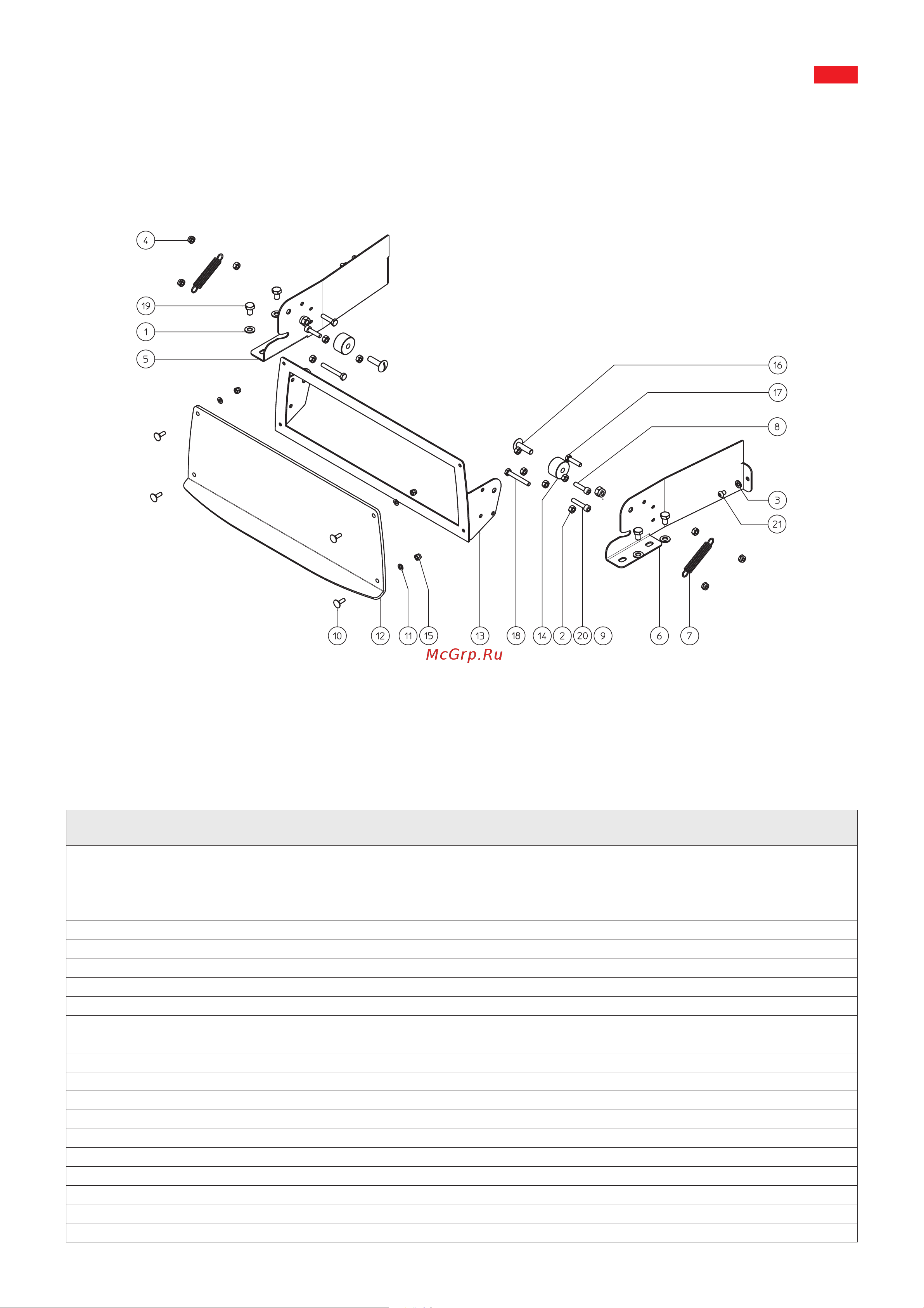 Apach SPA SA22 [8/31] Rounding safty group cod rp000002