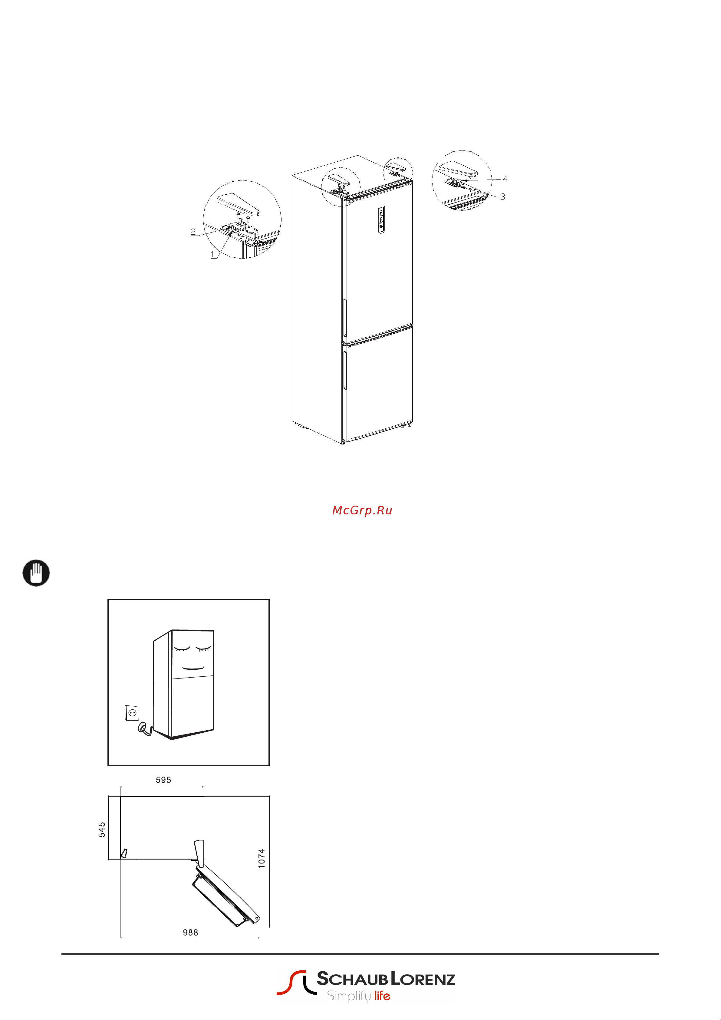 Schaub Lorenz SLU C188D0 W [14/22] Начало эксплуатации