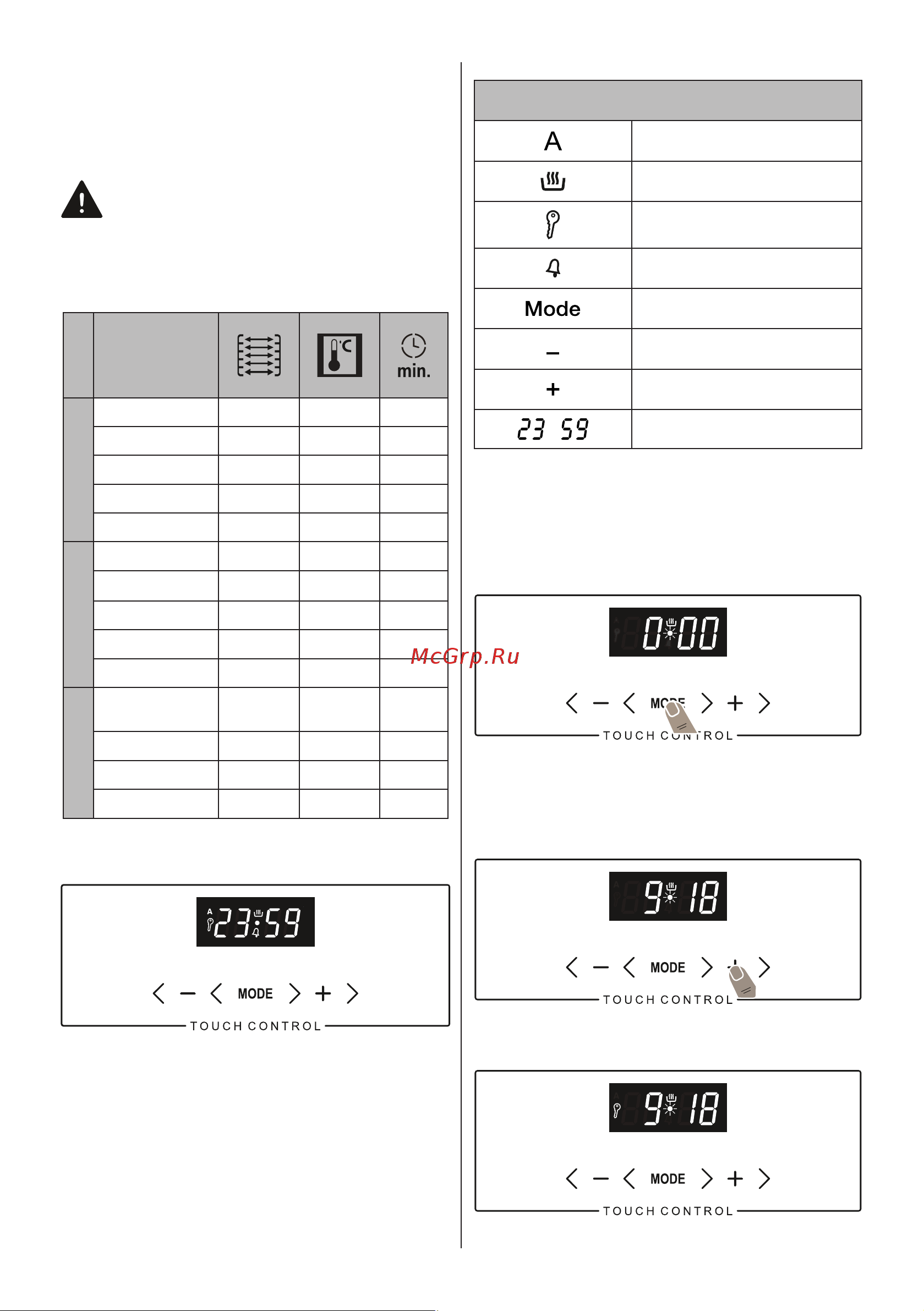 Schaub Lorenz SLB EY6814 [40/48] If available cook with roast chicken skewer use of the digital touch timer