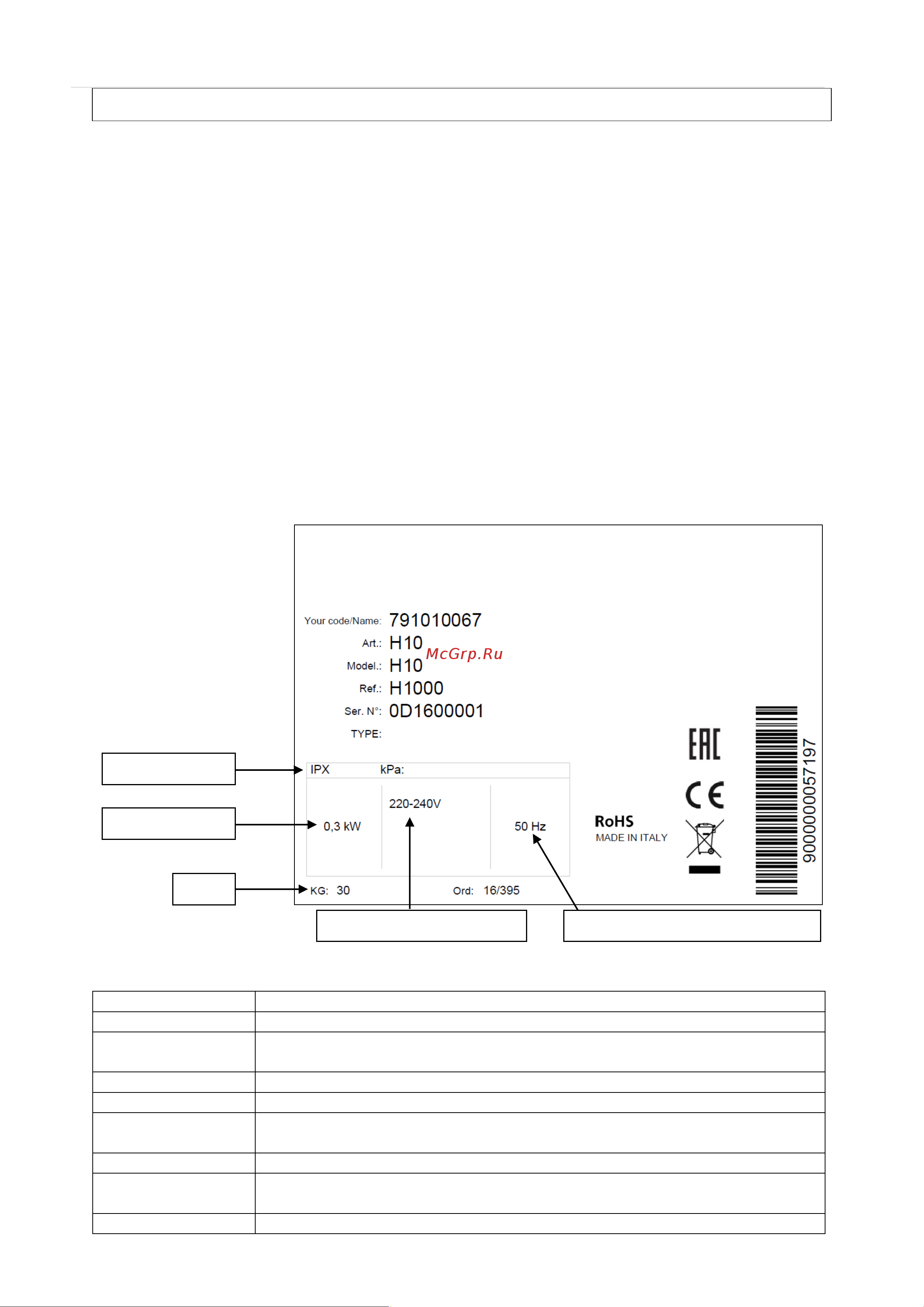 Apach H10 [3/10] Инструкции для установщика