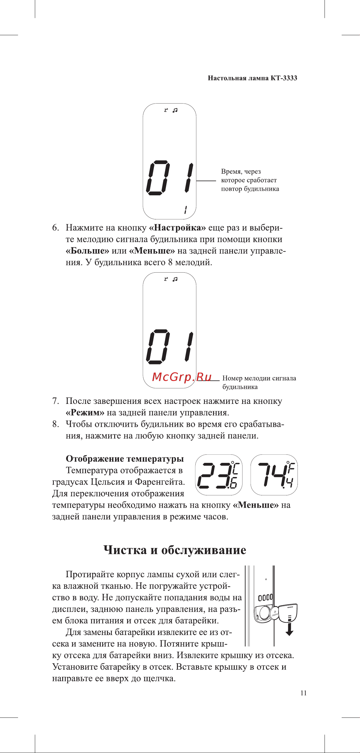 Kitfort КТ-3333 Инструкция по эксплуатации онлайн [11/16] 678371