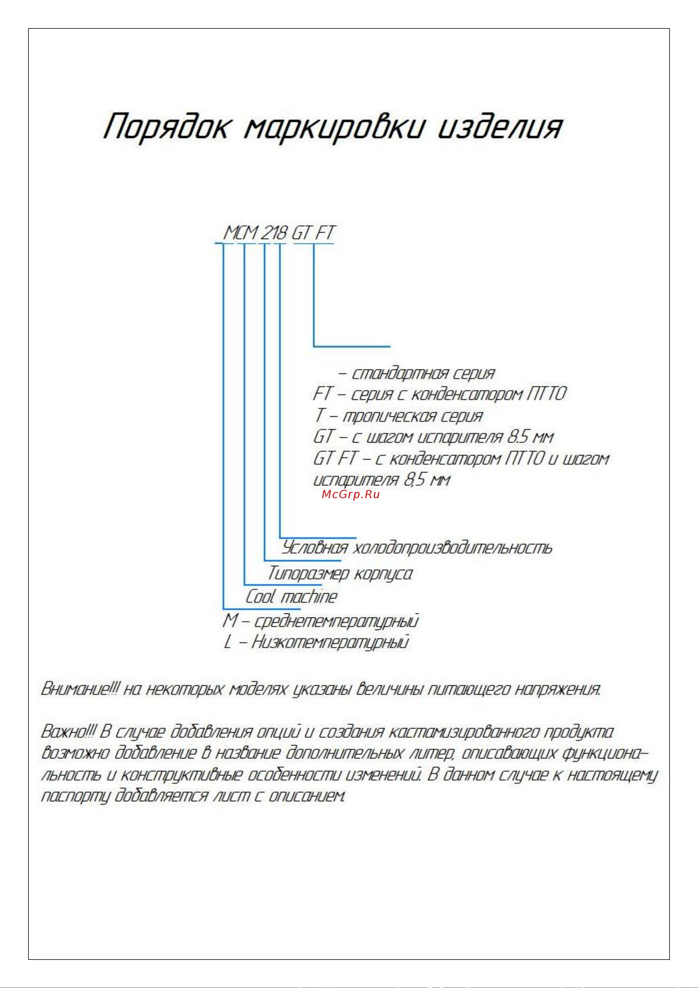 Intercold MCM 335 Инструкция по эксплуатации онлайн [48/48] 678543