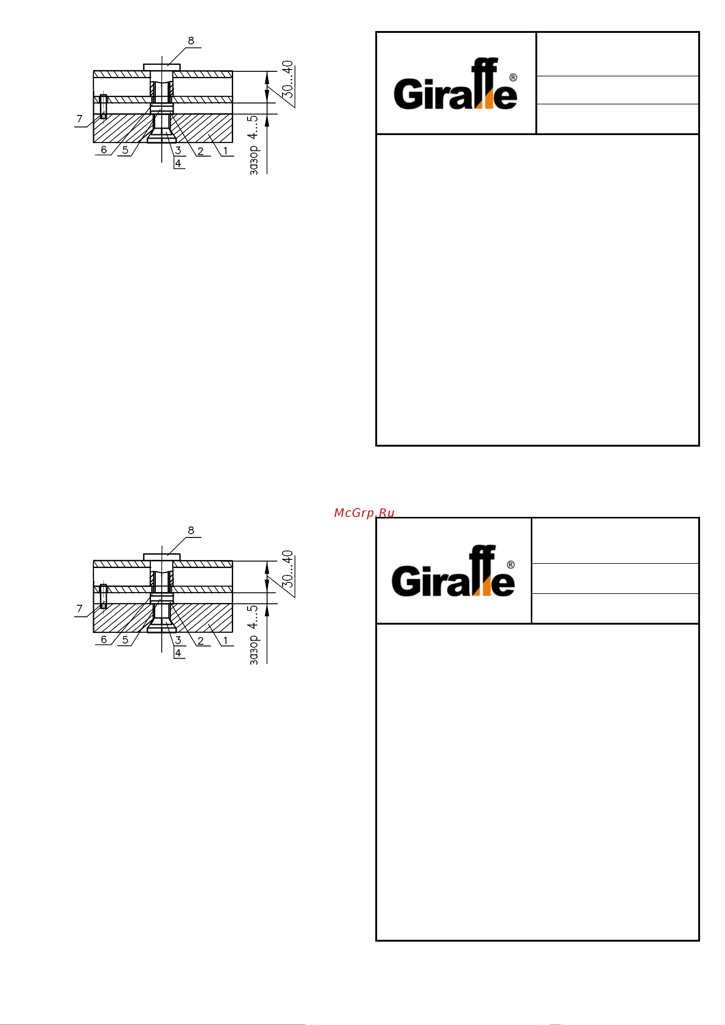 Giraffe GF-ML070 Паспорт онлайн