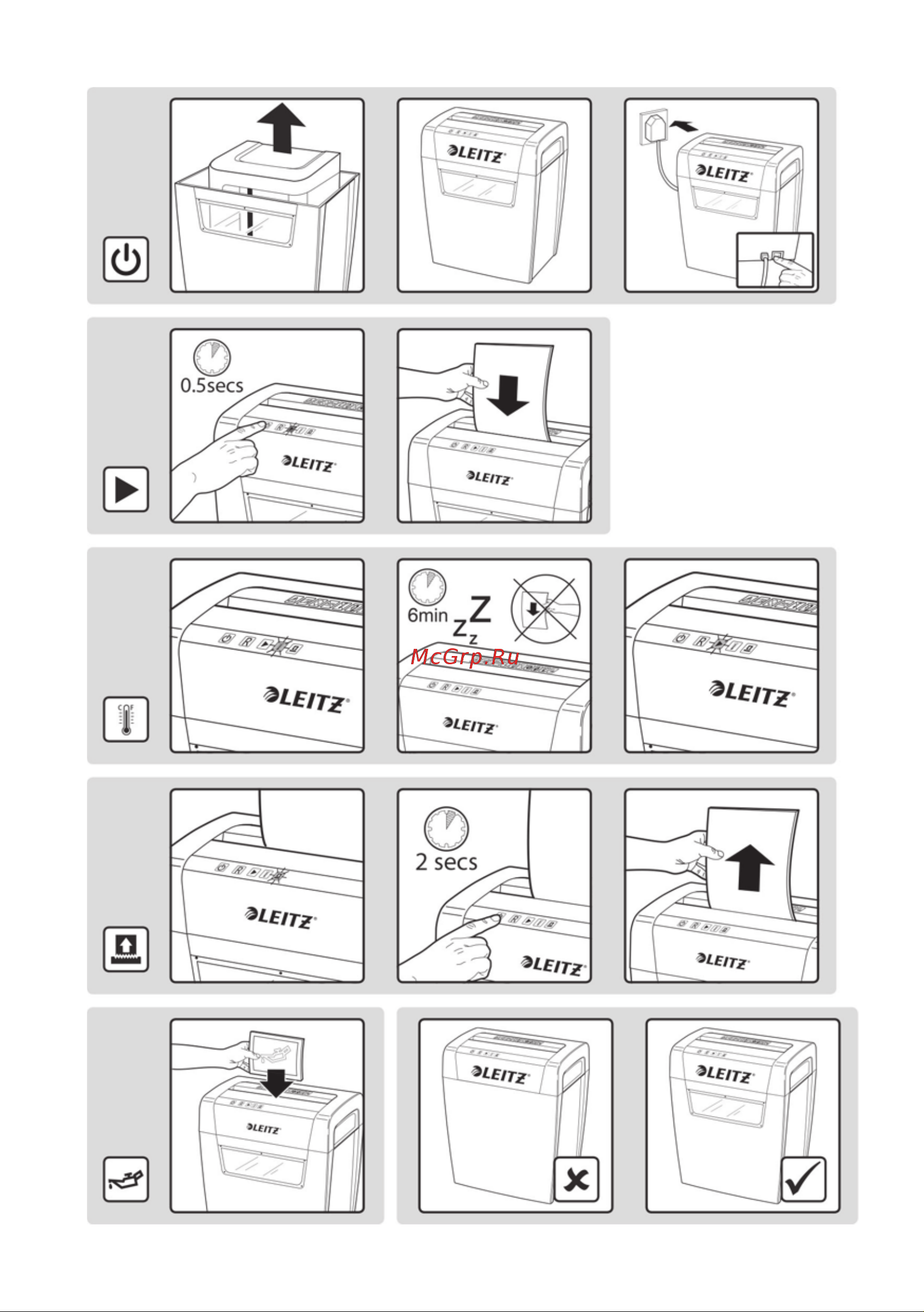 Leitz IQ Office Pro, P6 + Инструкция по эксплуатации онлайн [3/106] 678952