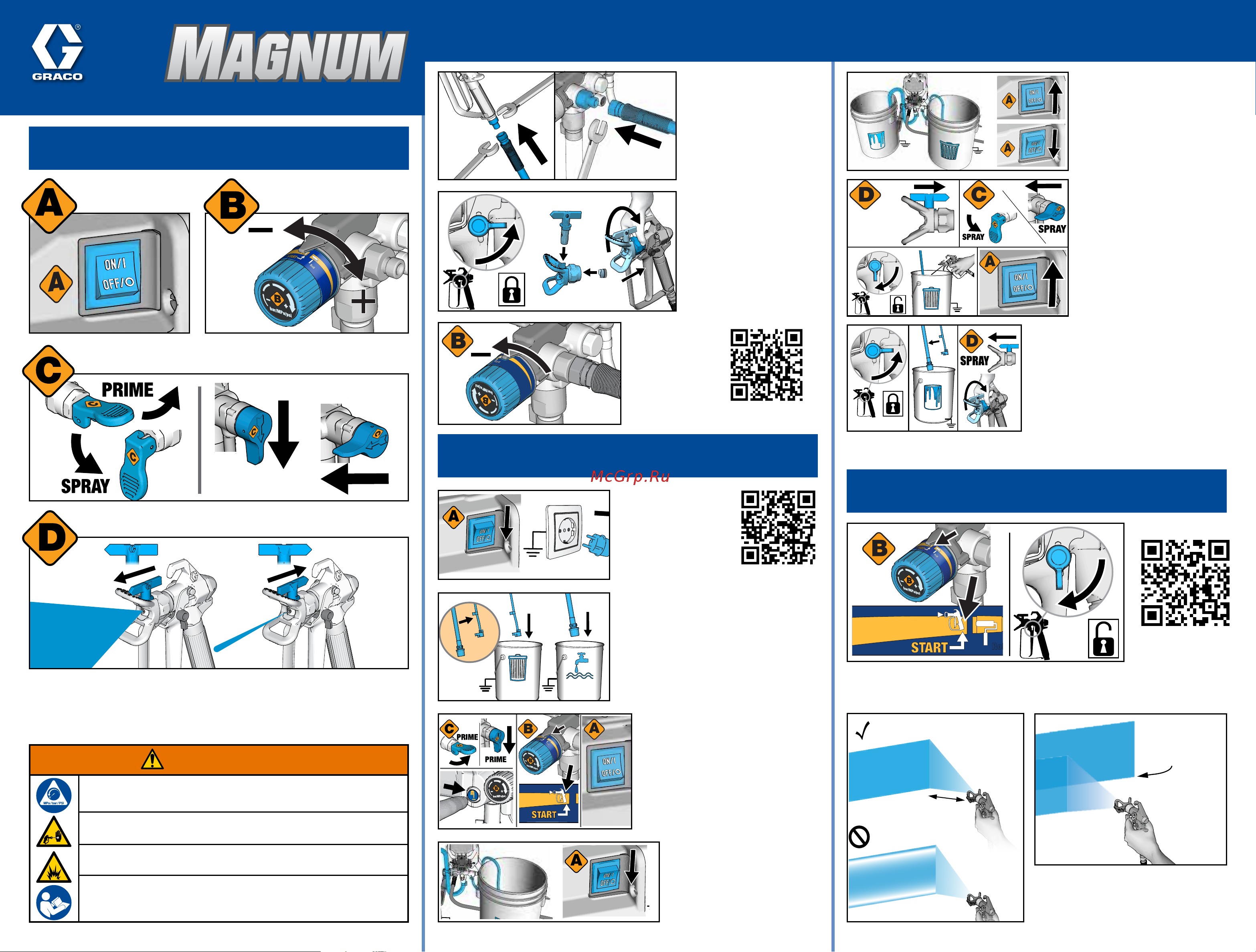Graco Magnum A30 ProPlus 25C760 Инструкция по эксплуатации онлайн