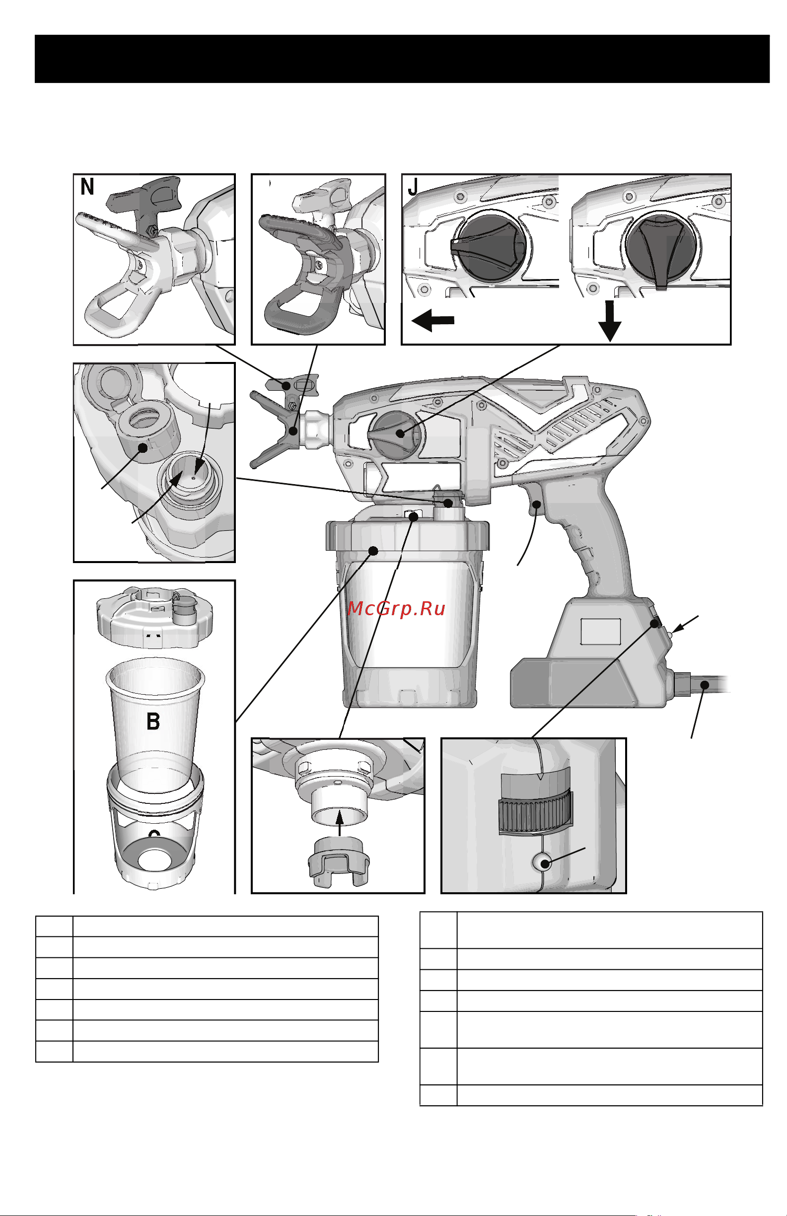 Graco Ultra 17M360 [11/40] Ознакомление с распылителем