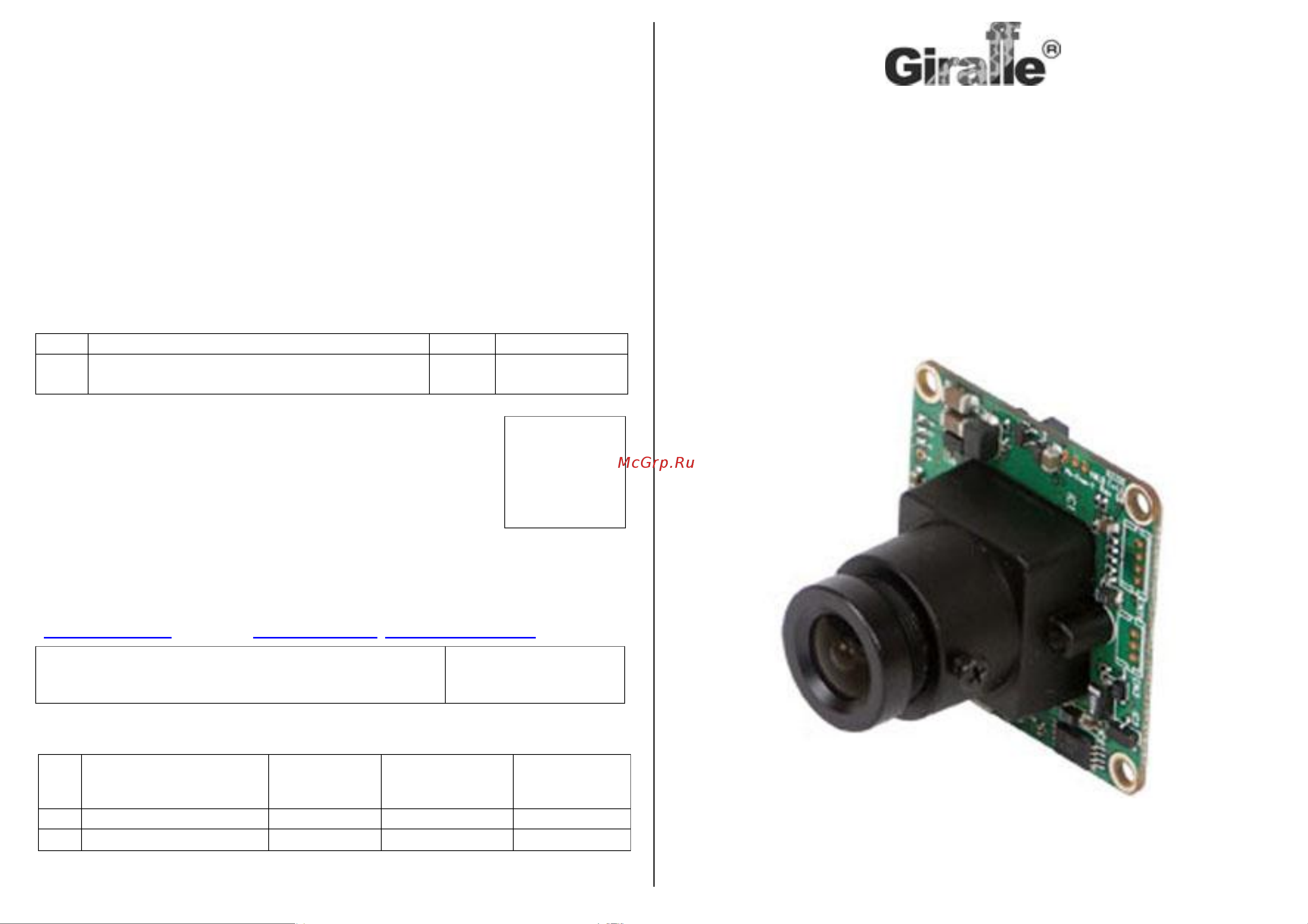 Giraffe GF-M4402AHD Паспорт онлайн