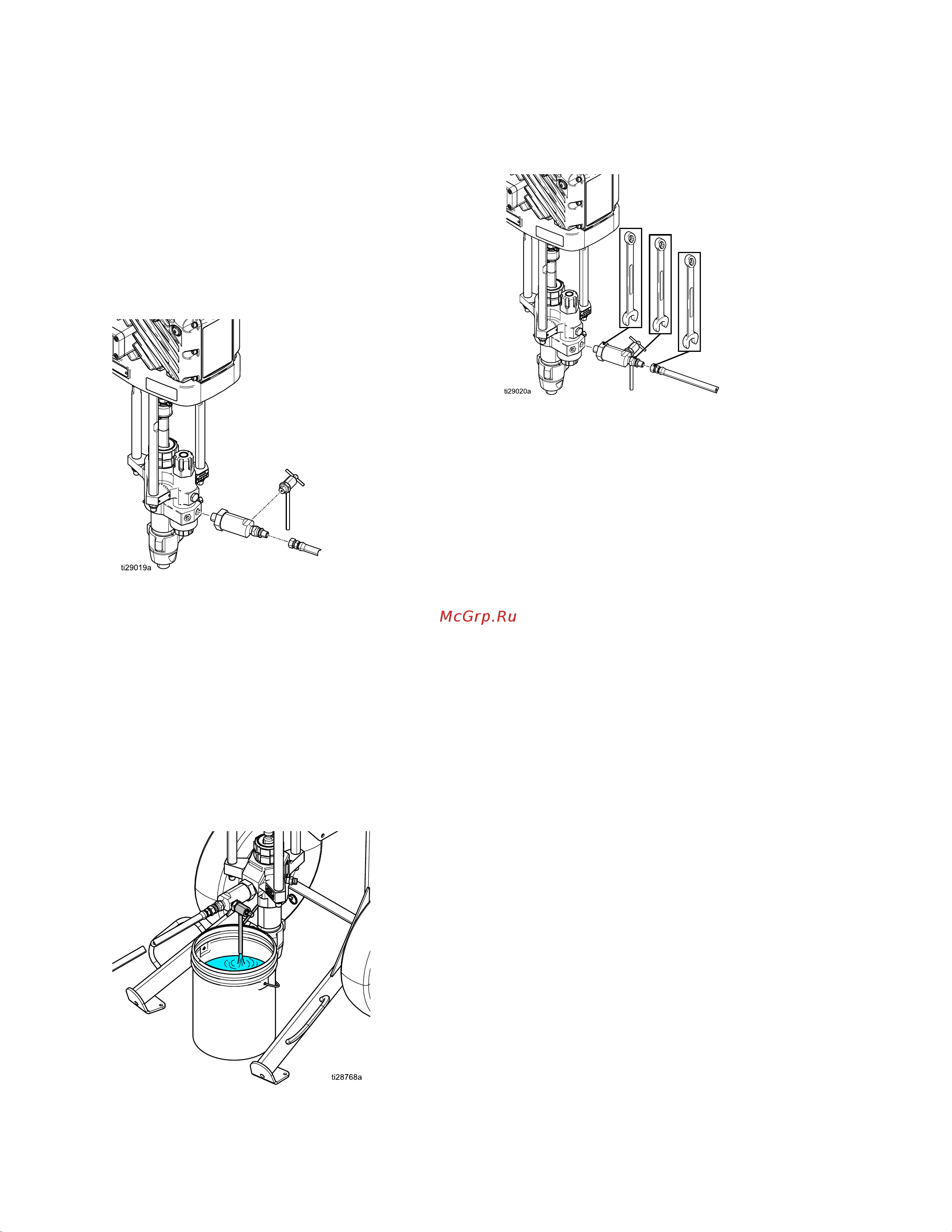 Graco King E60 273250 [30/46] Выпускная выпускная выпускная запорная запорная запорная арматура арматура арматура