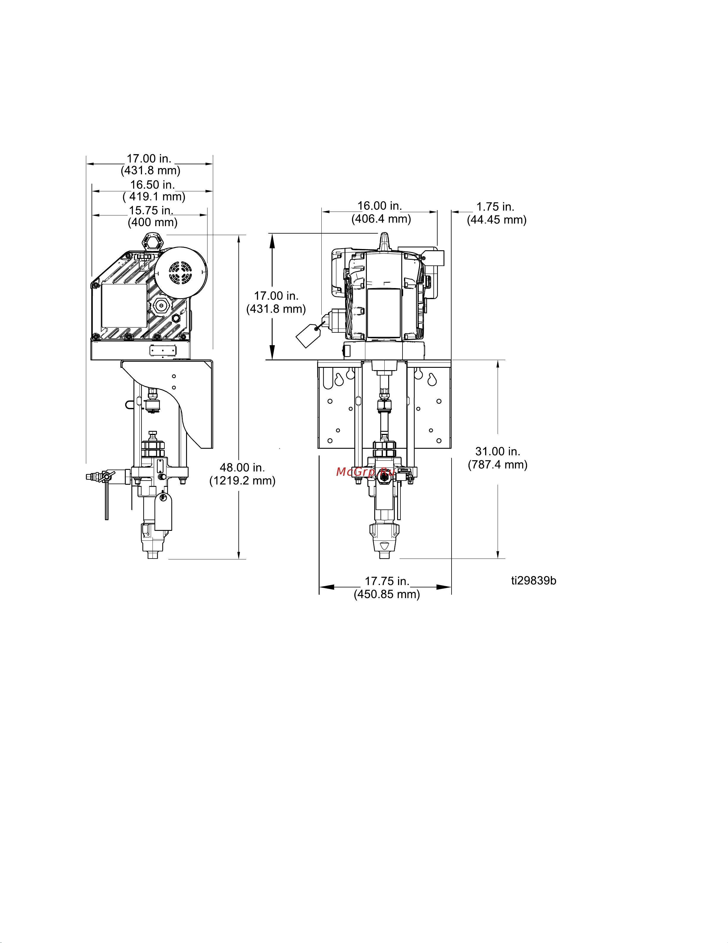 Graco King E60 273250 [39/46] Размеры