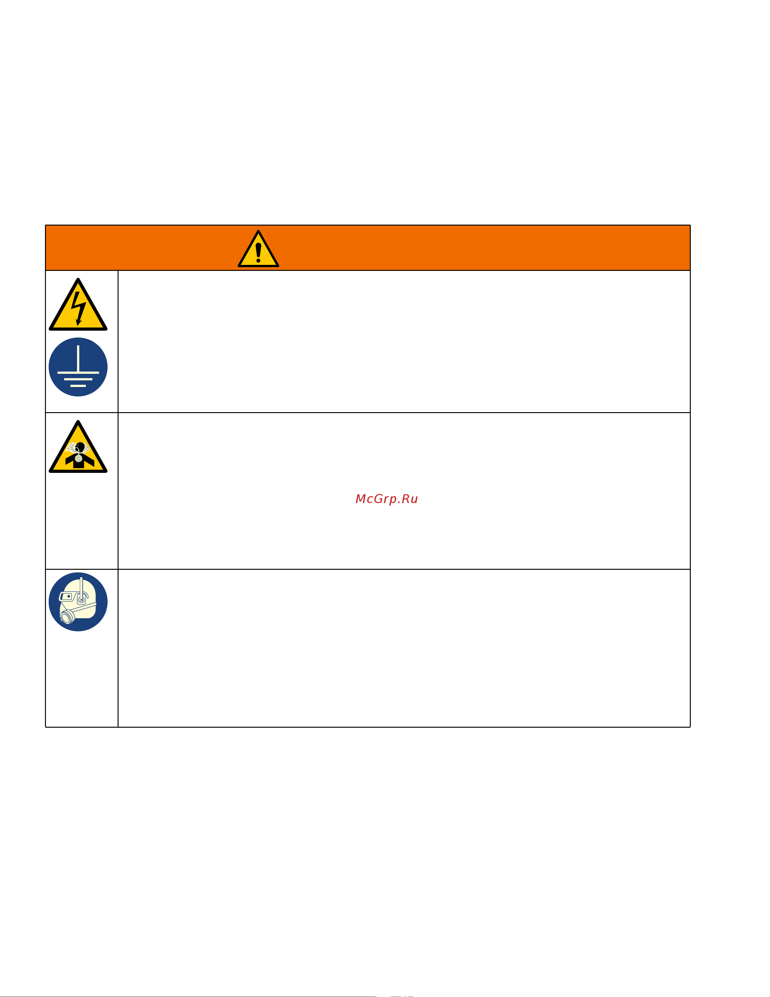 Graco Reactor E-10 P29571 [6/68] Warnings