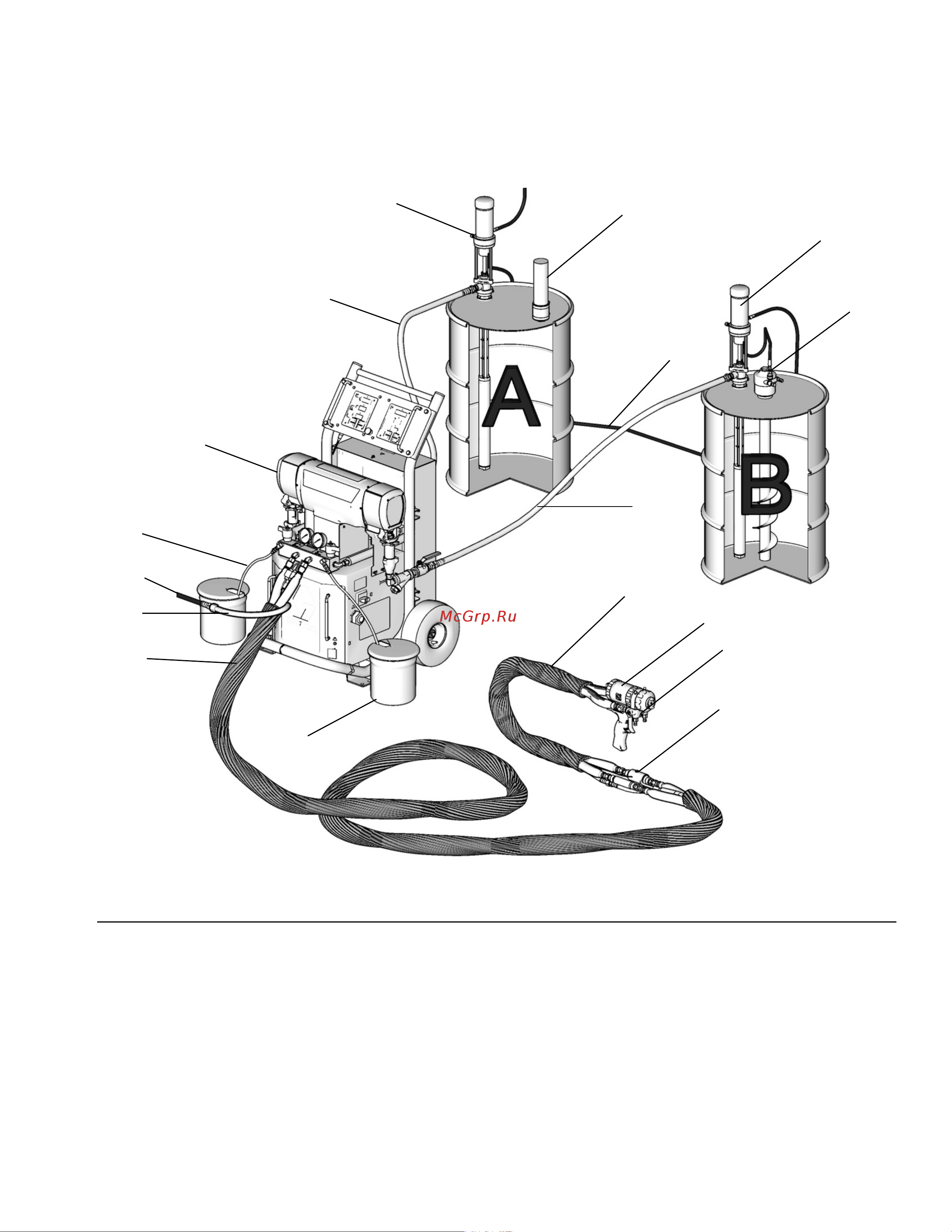 Graco Reactor E-20 FP9034 [13/42] Shown exposed for clarity wrap with tape during operation