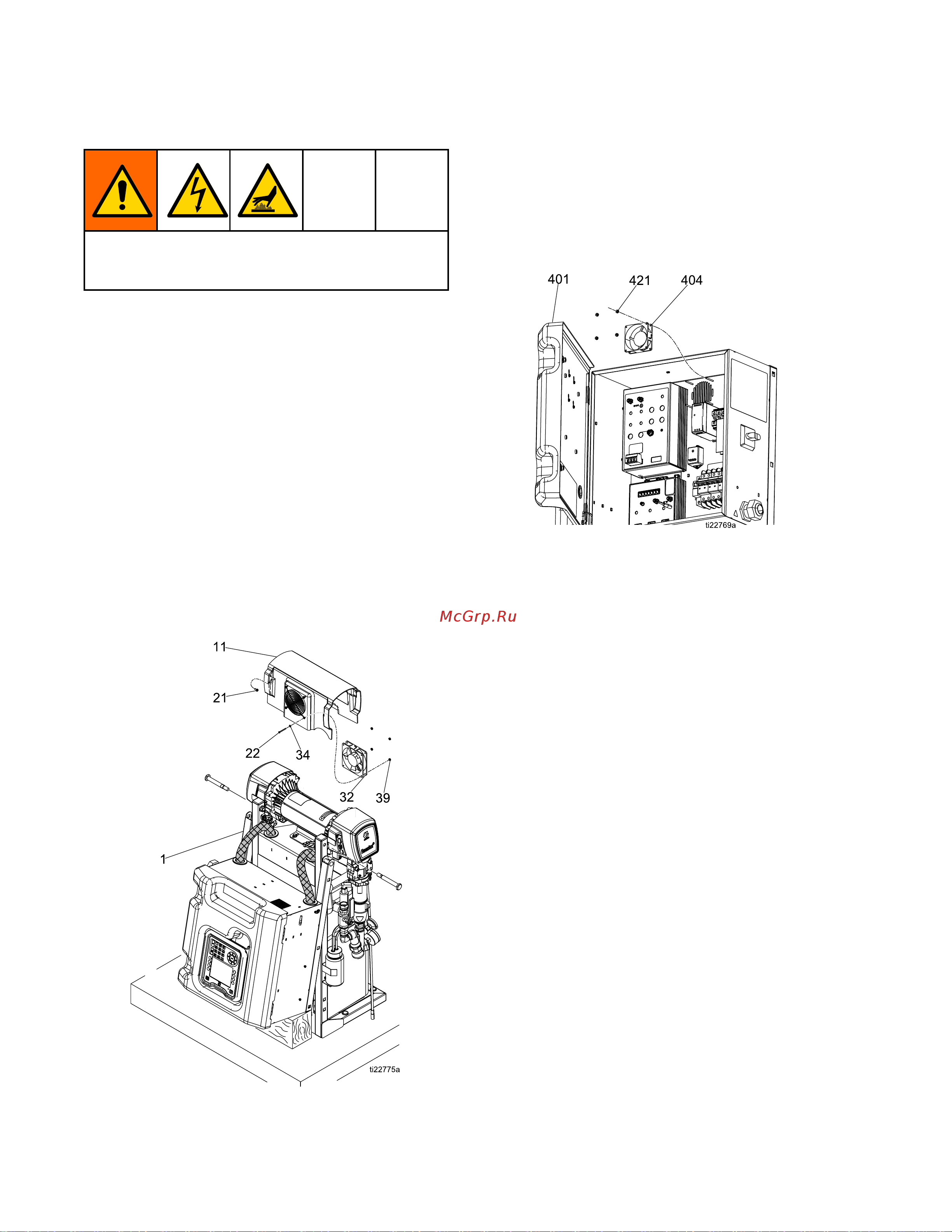Graco Reactor 2 E-30 P22010 [62/114] Replace replace replace fans fans fans