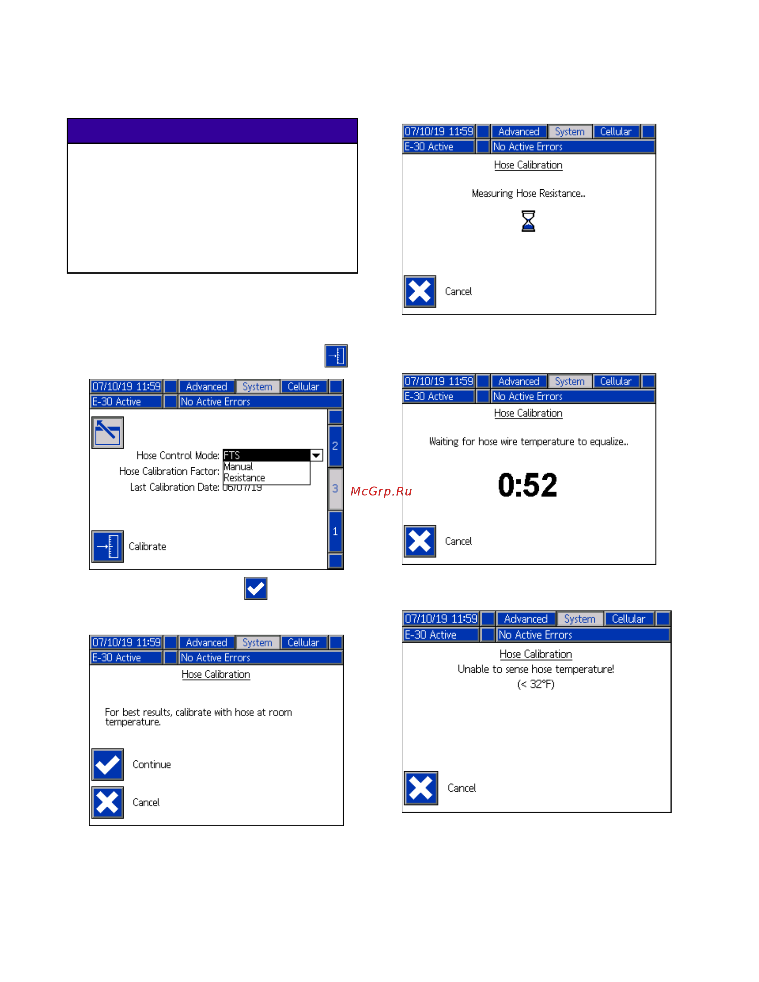 Graco Reactor 2 E-30 272110 [72/114] Calibration calibration calibration procedure procedure procedure