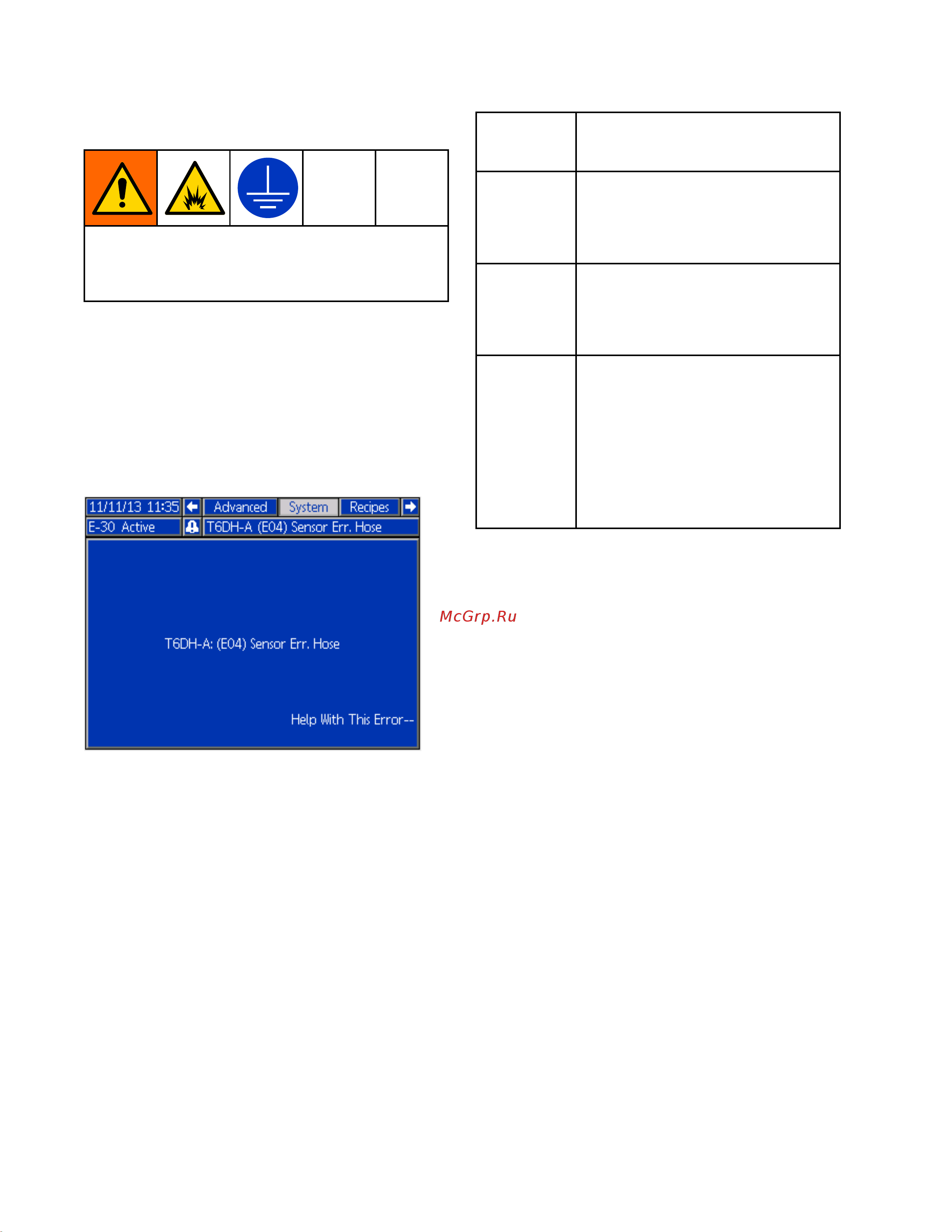 Graco Reactor 2 E-30 FP2110 [50/78] Hose control modes