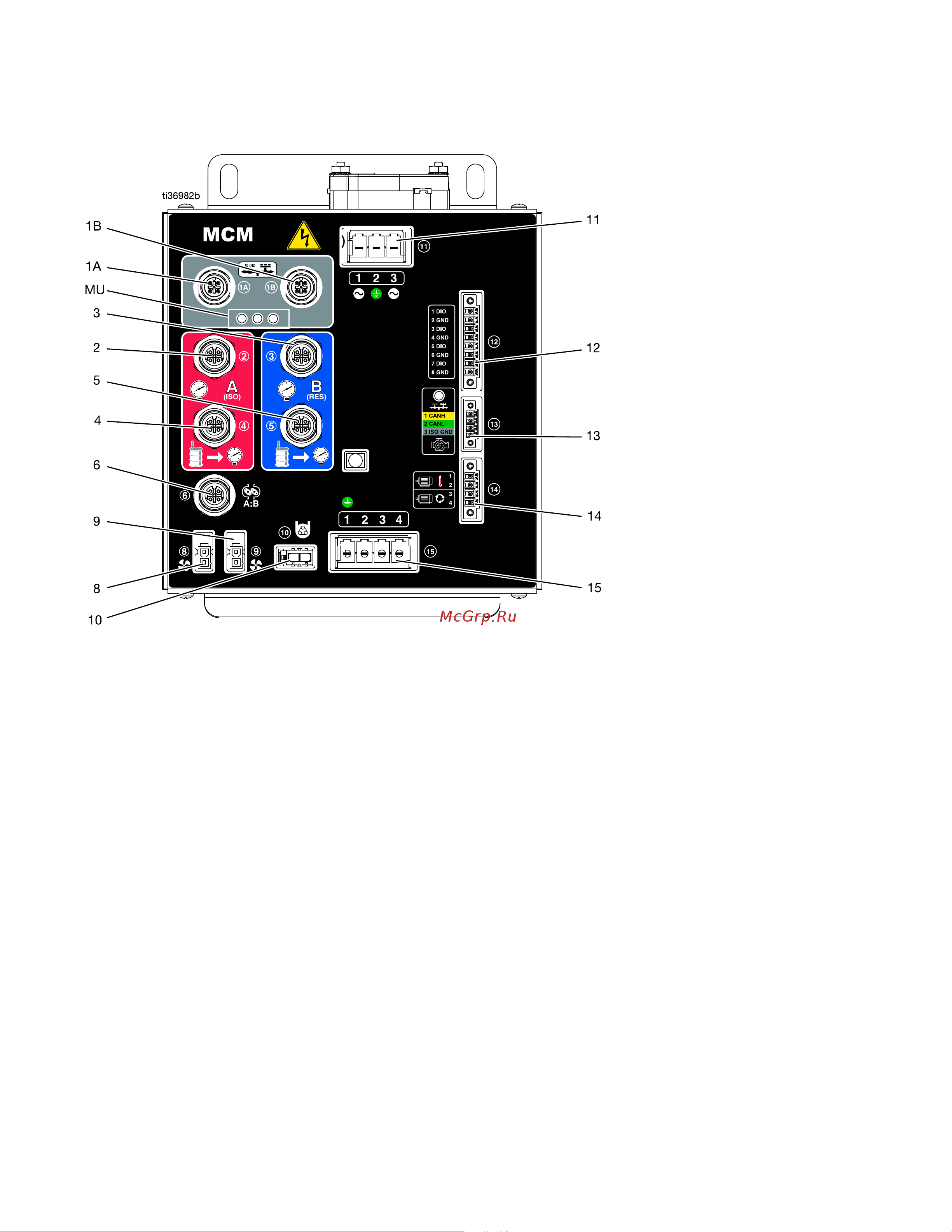Graco Reactor 3 E-20 ESR310 [22/64] Motor motor motor control control control module module module mcm mcm mcm