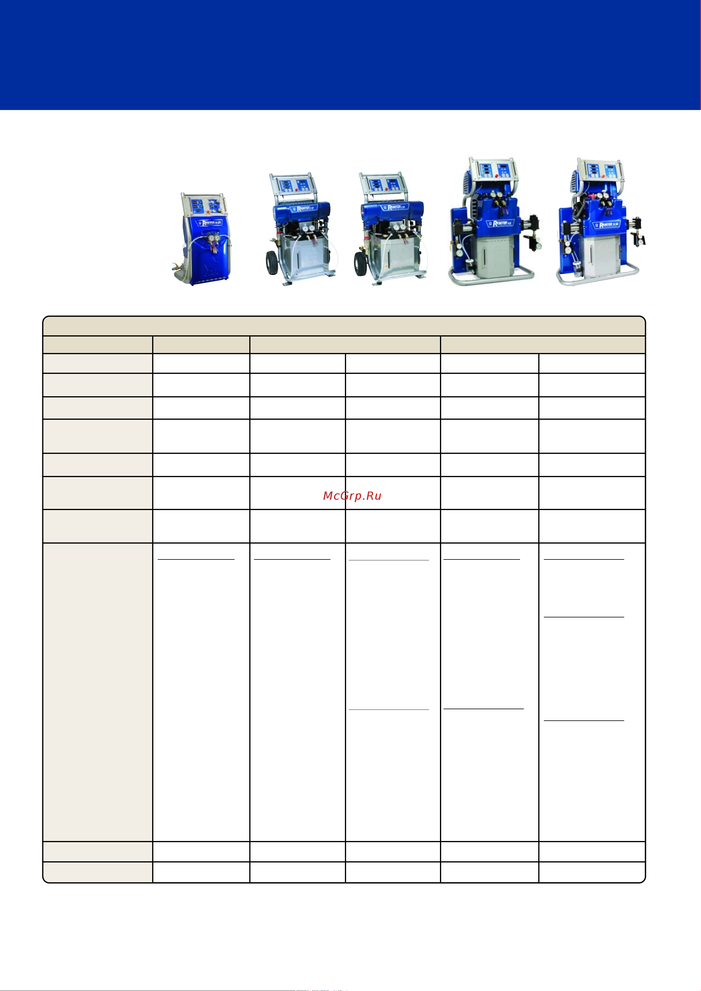 Graco Reactor 3 E-20 26R310 [6/12] Линия дозаторов reactor