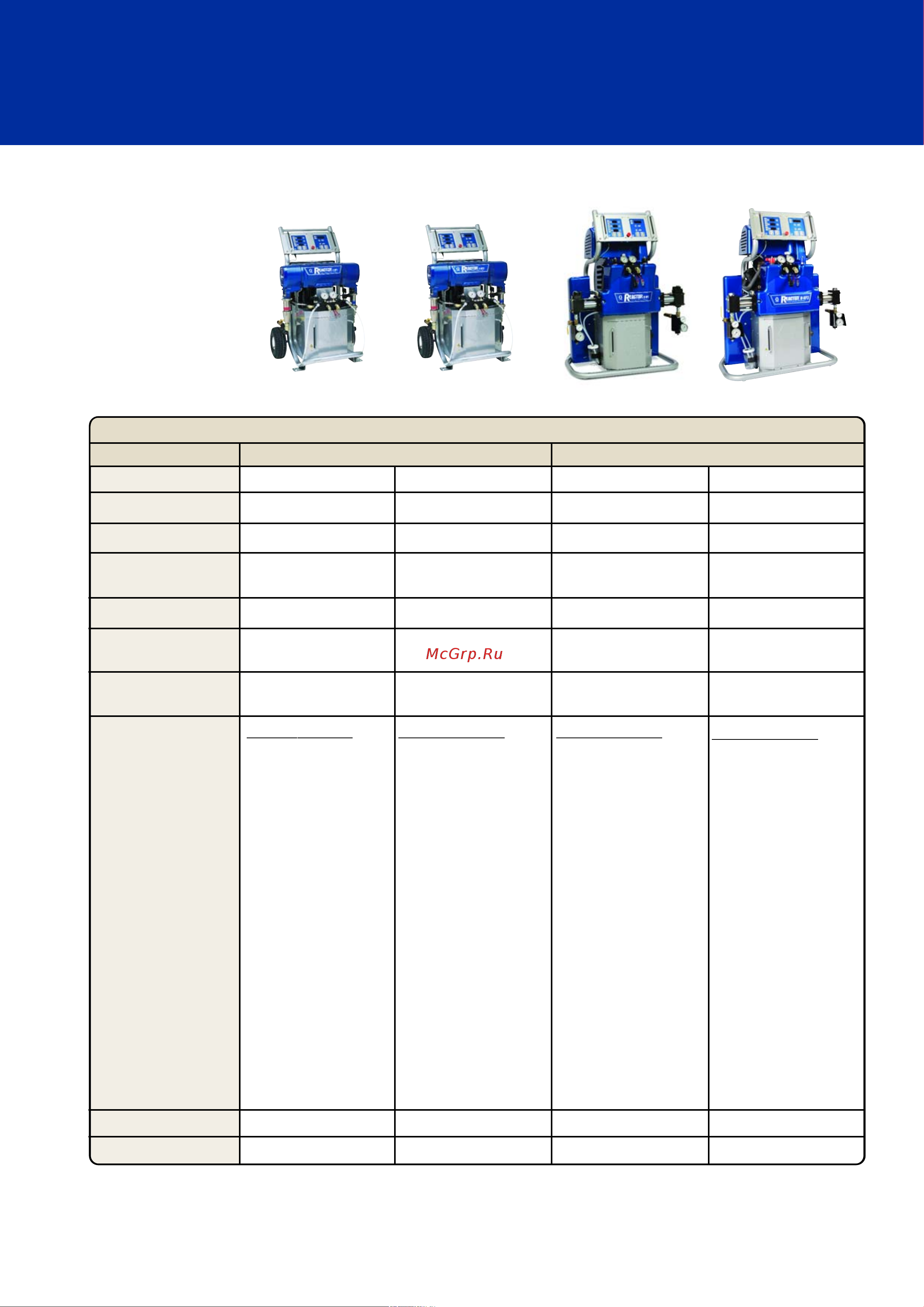 Graco Reactor 3 E-20 26R310 [7/12] Гидравлические