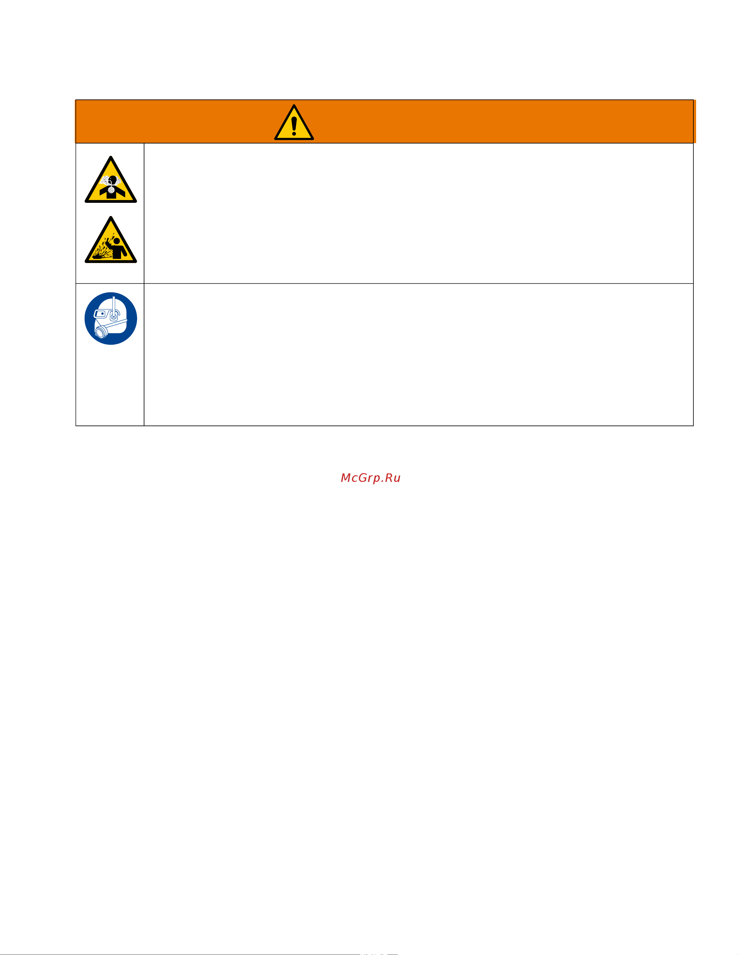 Graco Reactor 3 E-20 26R312 [5/36] Warning
