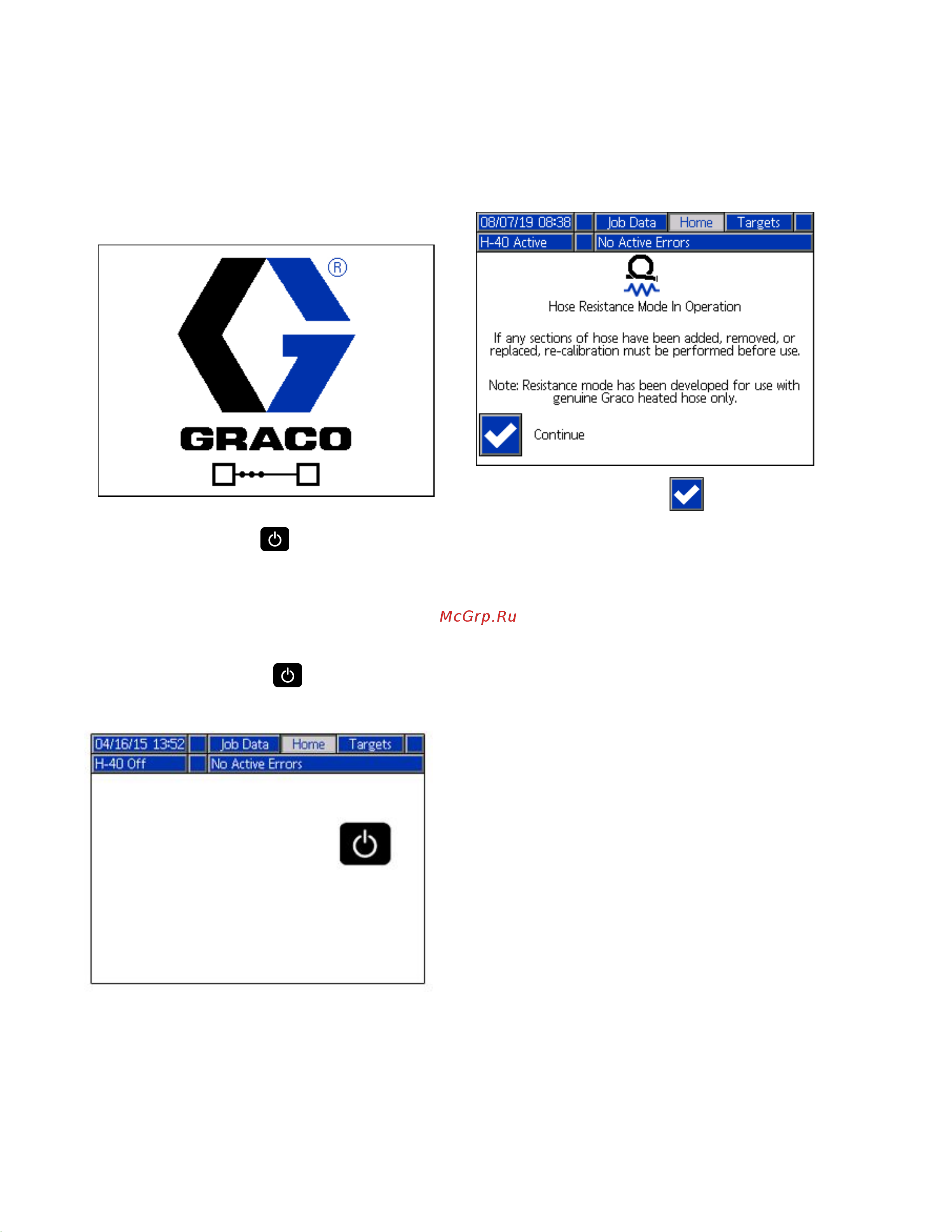 Graco REACTOR 2 H-50 PHH153 [34/78] Advanced display module adm operation
