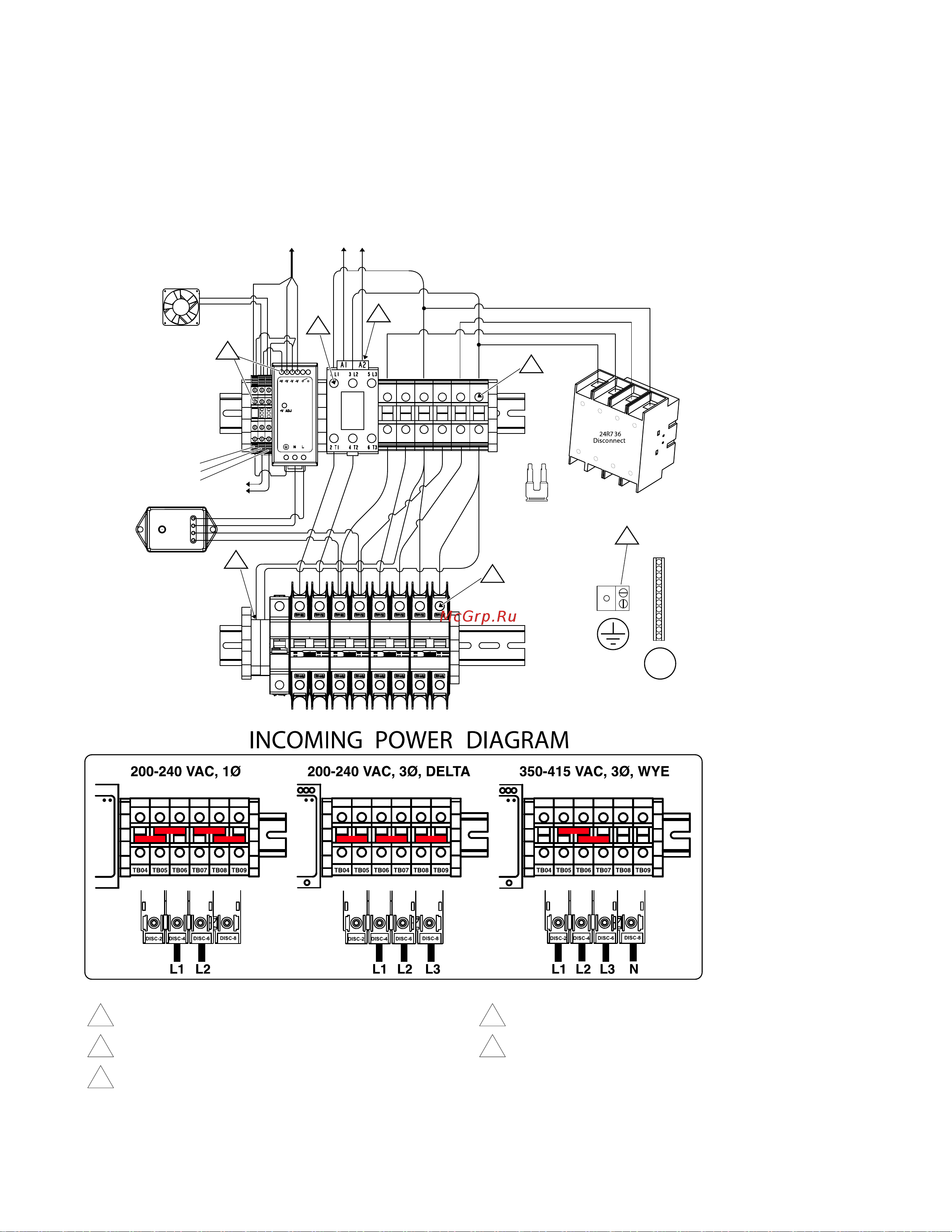 Graco REACTOR 2 H-30 P2H131 [102/110] Electrical schematics