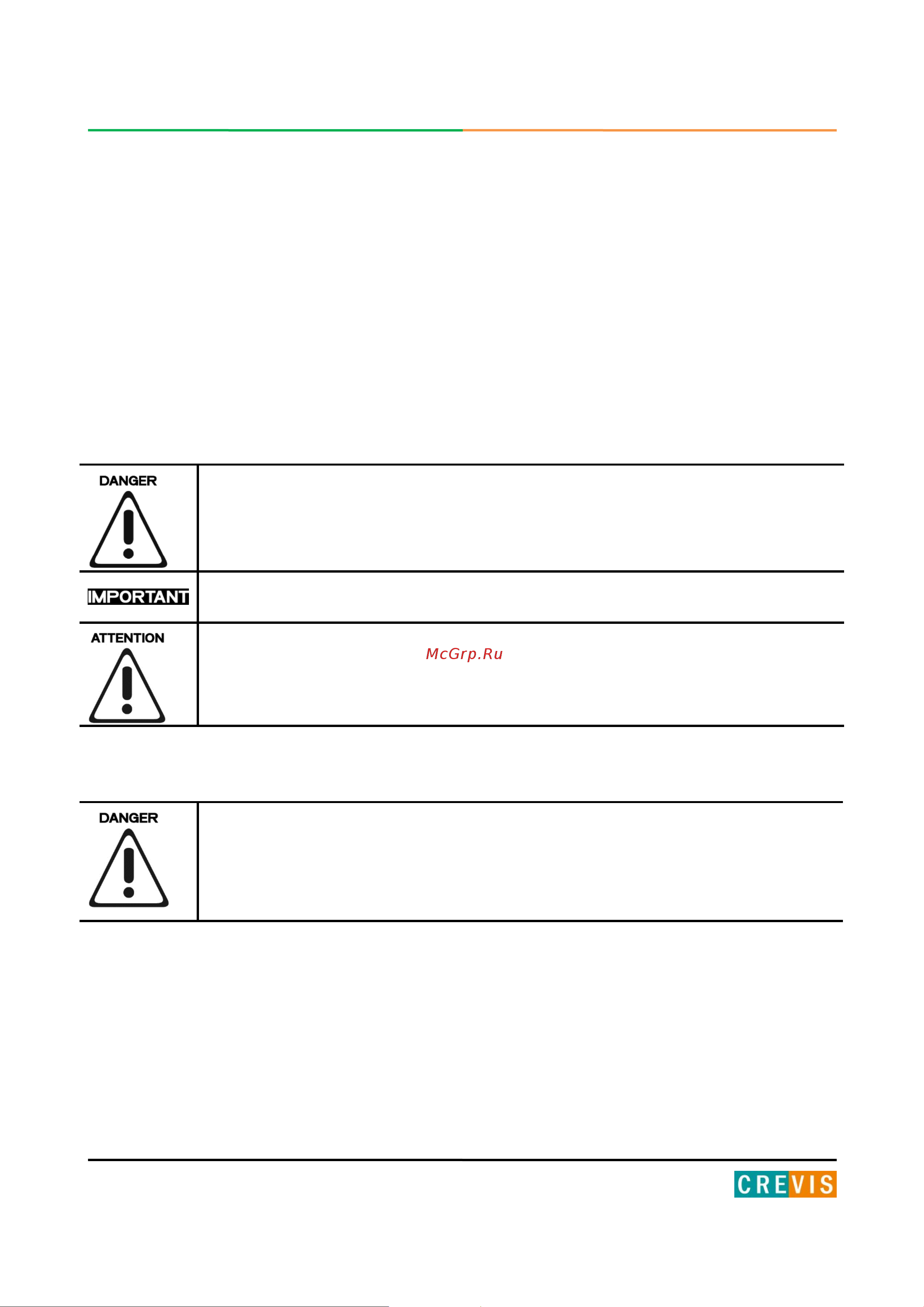 Crevis M12DF [5/11] Инструкция по безопасности