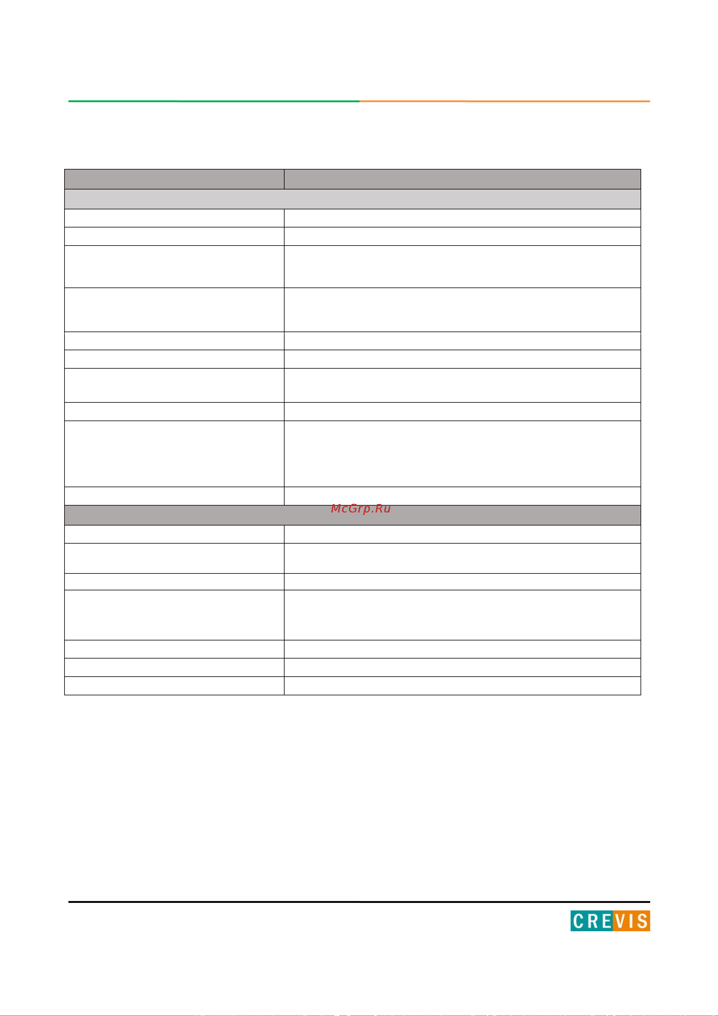 Crevis GT-2318 [35/122] Технические характеристики