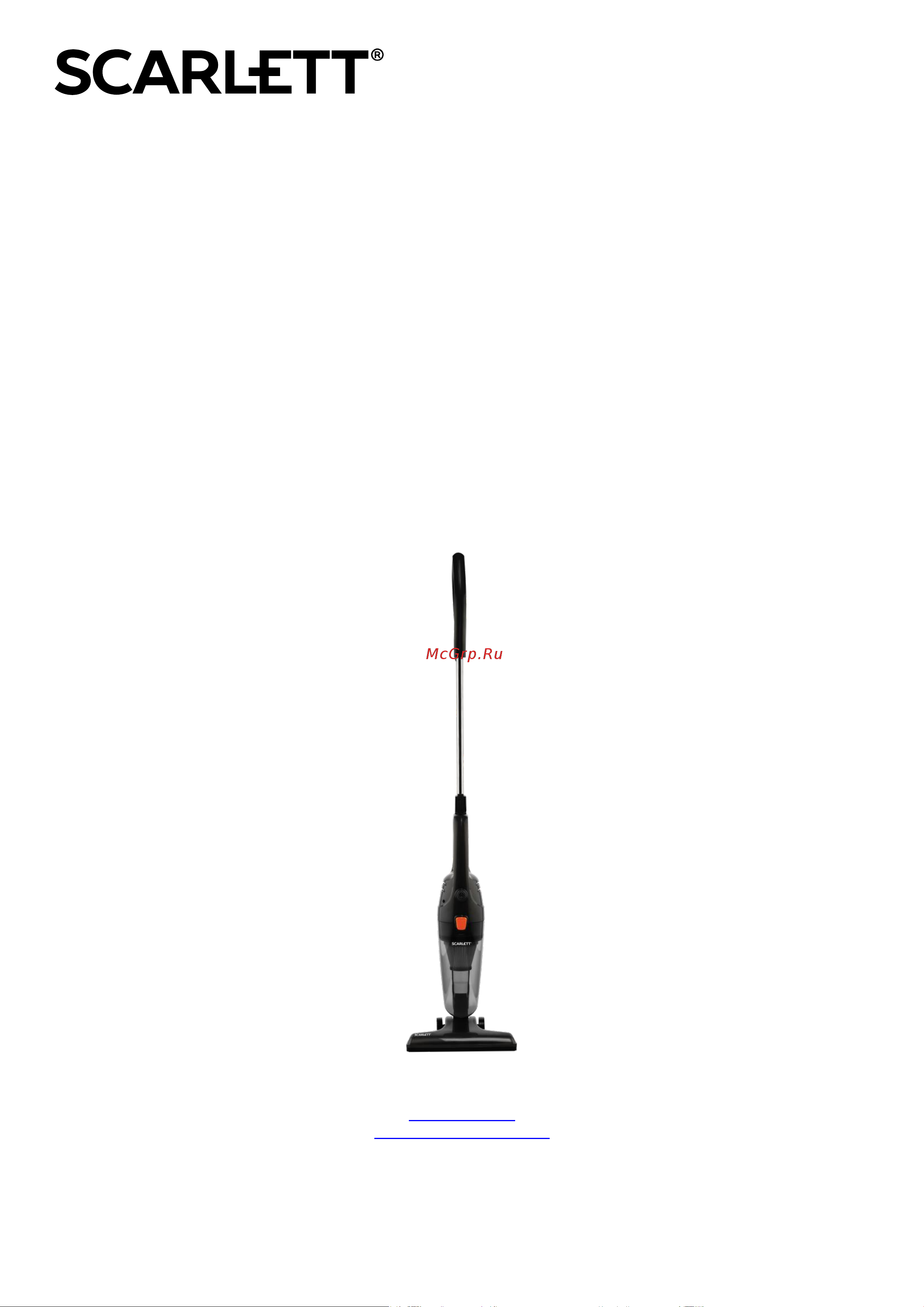 Scarlett SC-VC80H21 Инструкция по эксплуатации онлайн