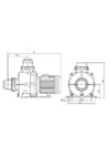 Hayward HCP09151E KNG150 M.B Габаритный размер