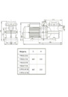 Aquaviva LX STP50M Габаритный чертеж