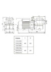 Aquaviva LX STP150M Габаритный чертеж