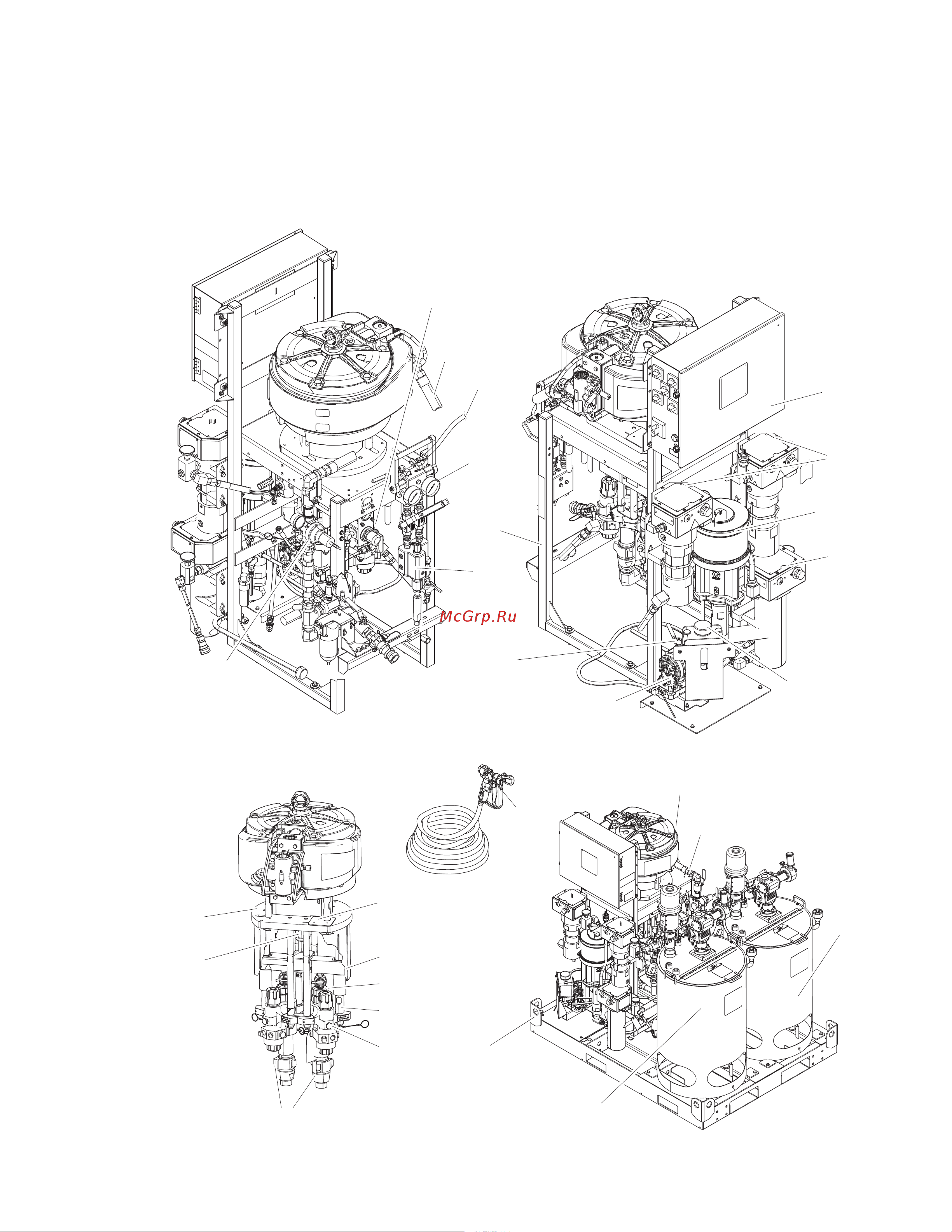 Graco XP70s-hf 577222 [15/86] Component identification