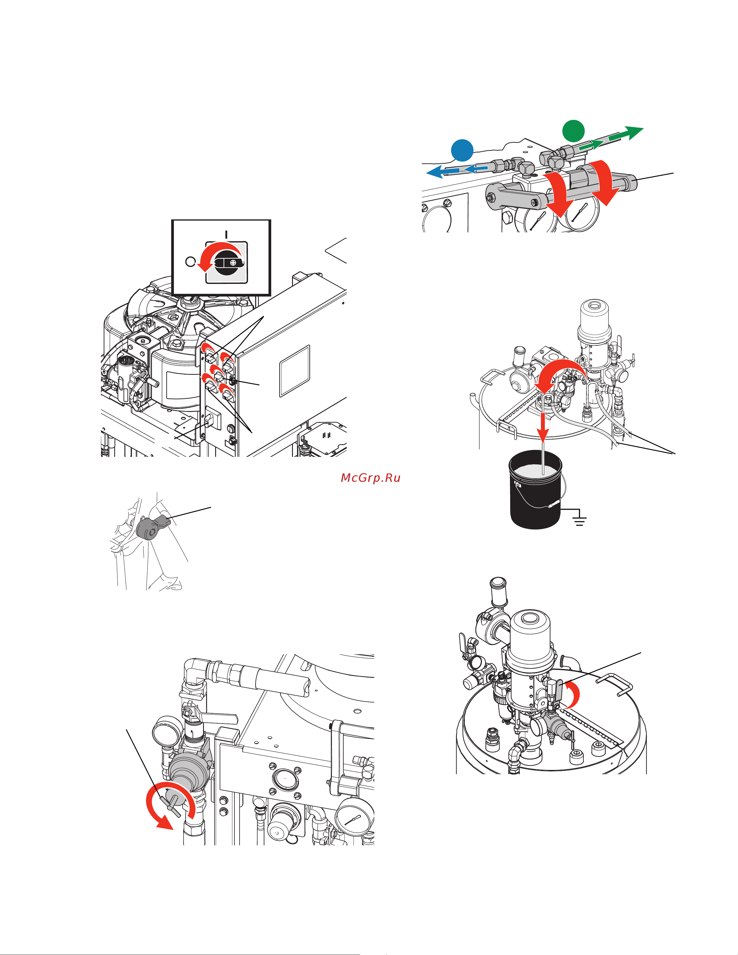 Graco XP70s-hf 577333 [45/86] Flush hoppers procedure