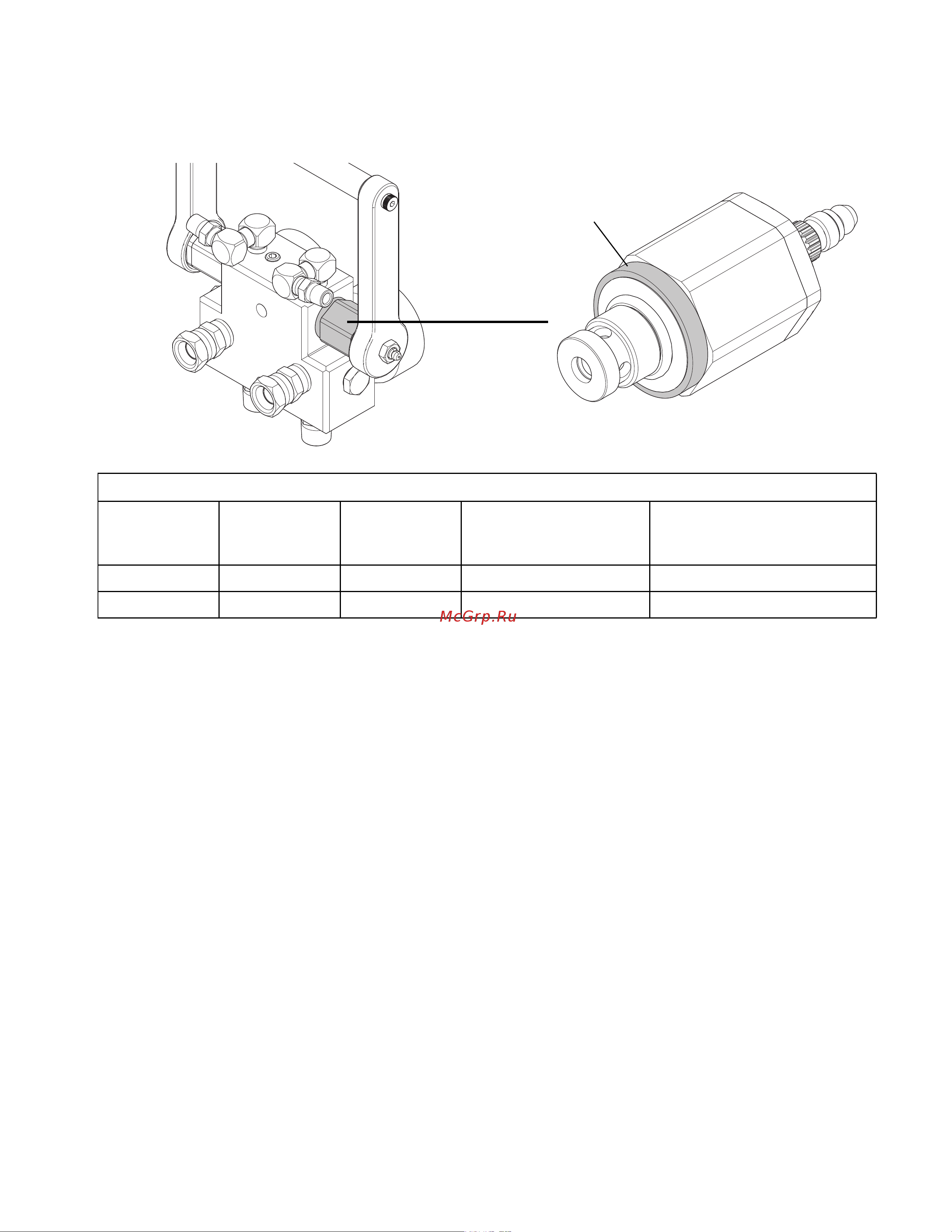 Graco XP70s-hf 577222 [59/86] Material recirculation manifold replacement guide
