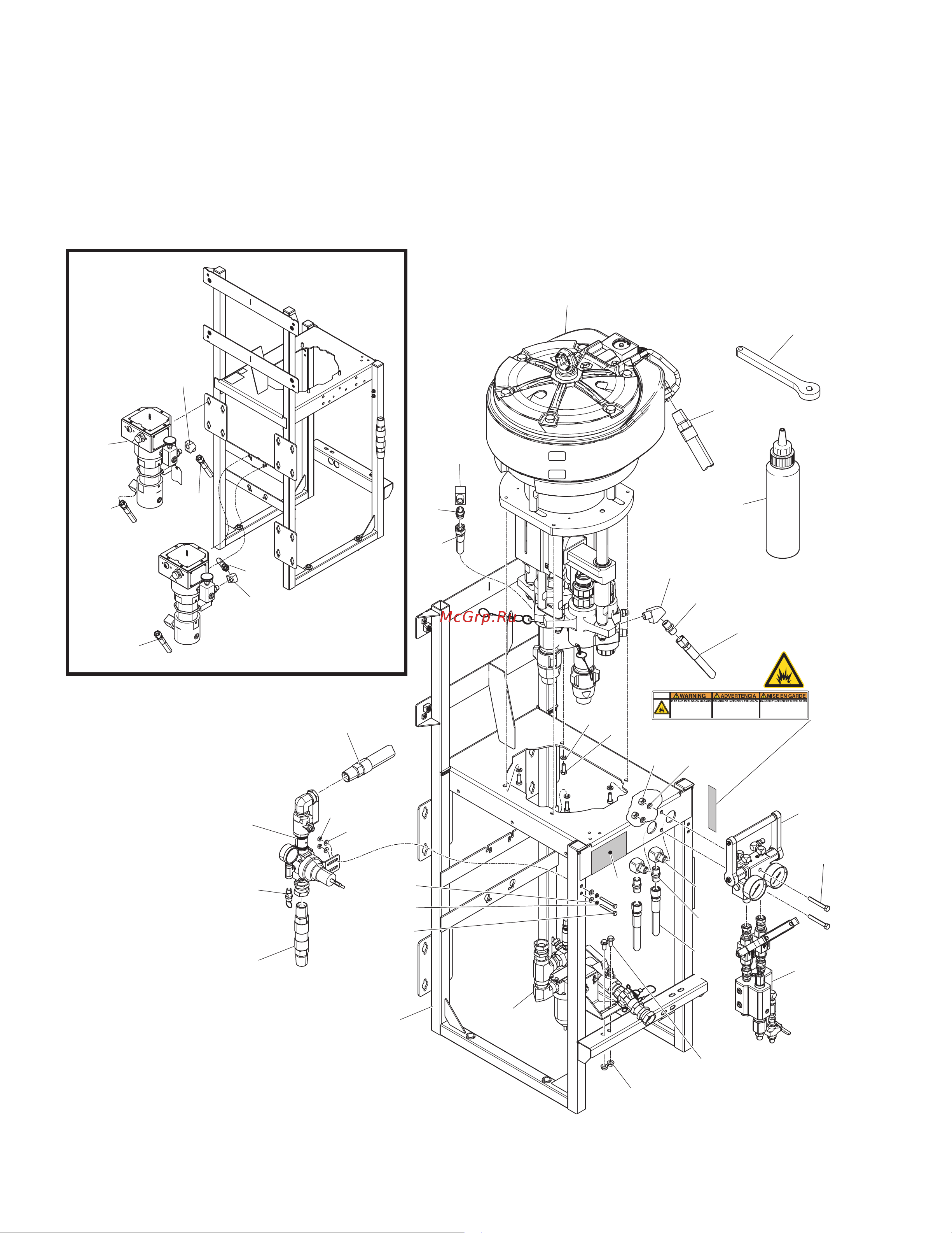 Graco XP70s-hf 577333 [60/86] Xp50s hf and xp70s hf proportioner