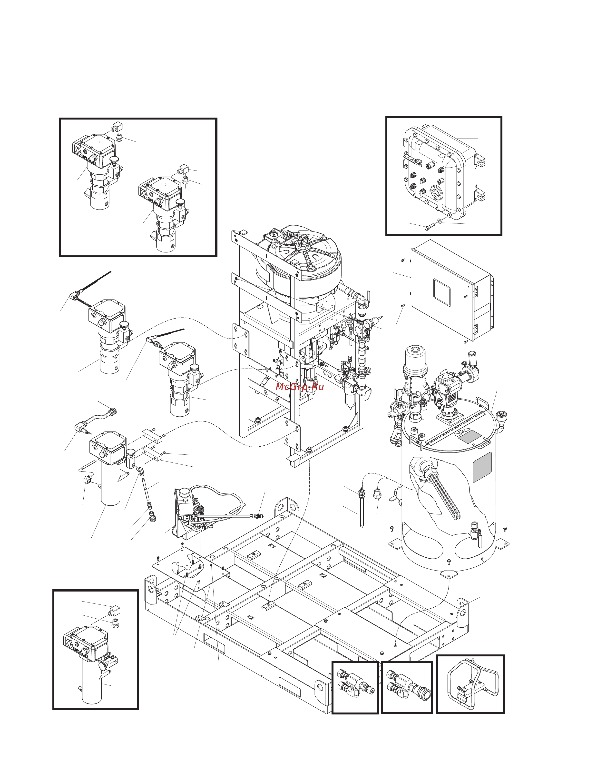 Graco XP70s-hf 577222 [64/86] Water jacketed heated hose packages