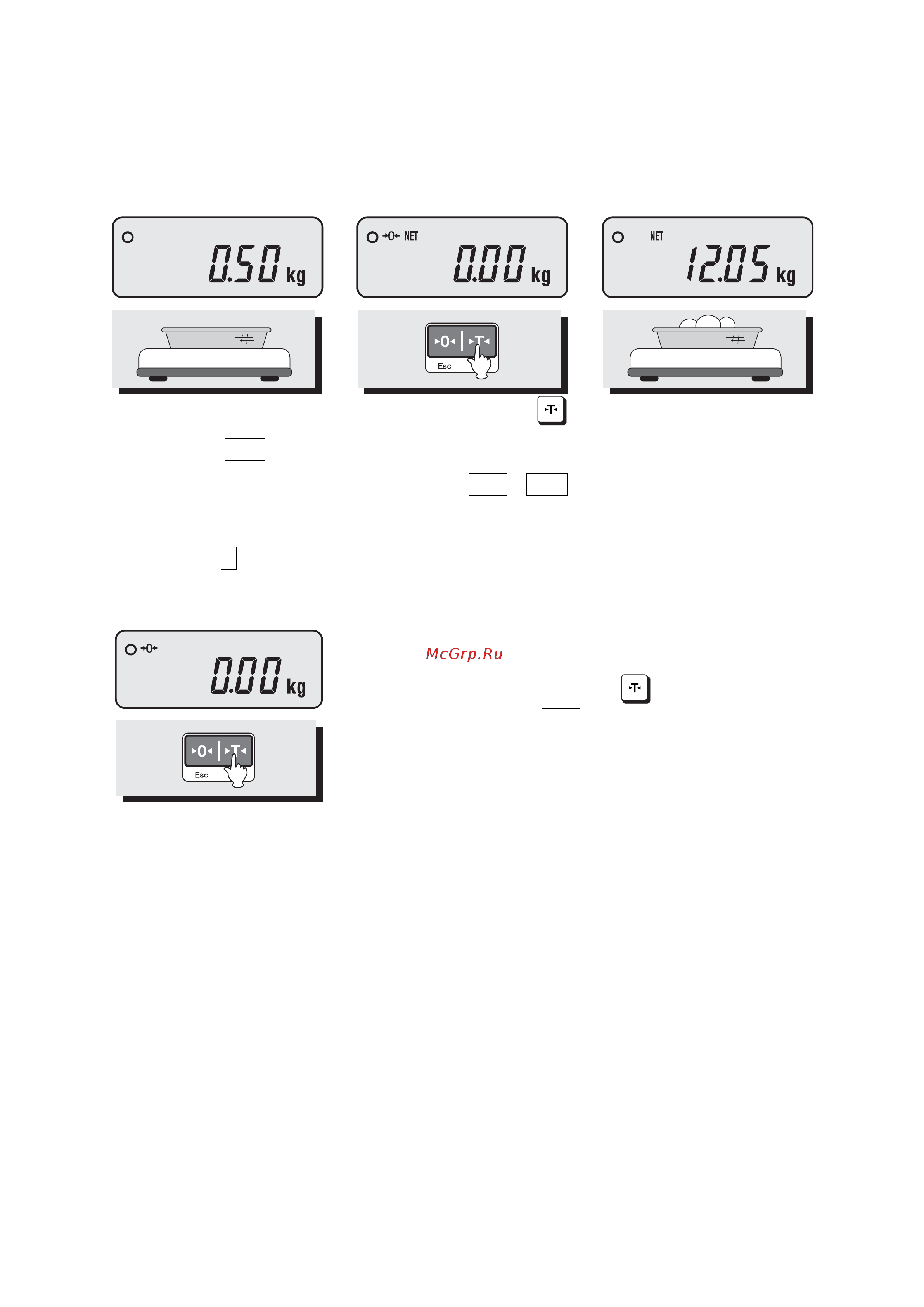 CAS DBII-300LCD (600х700) [19/49] Взвешивание груза с тарой