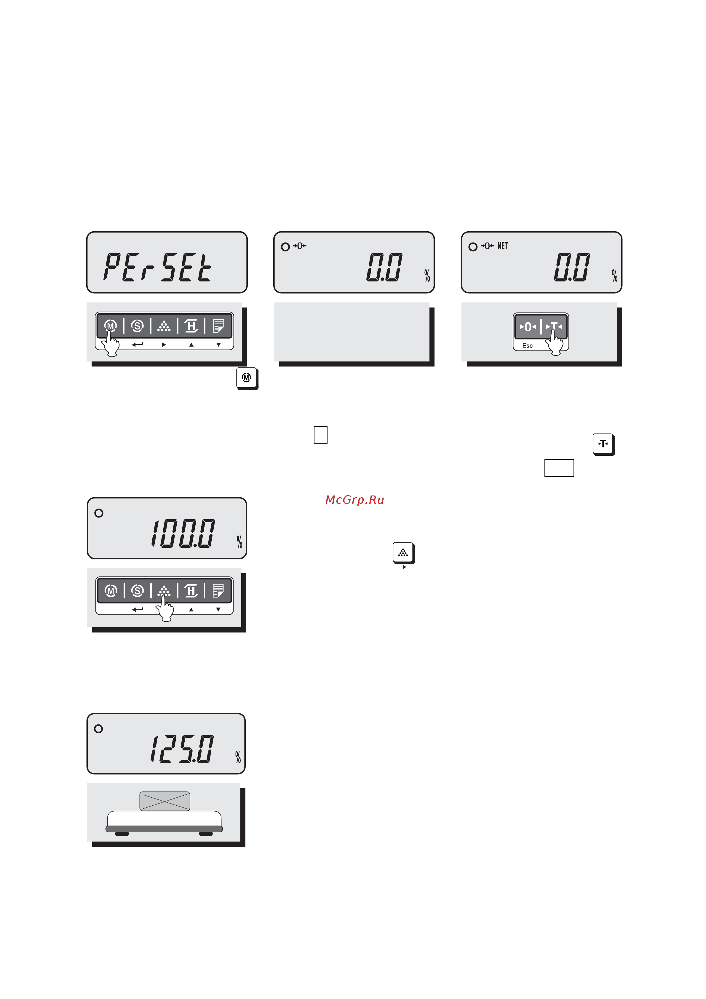 CAS DBII-300LCD (600х700) [22/49] Взвешивание в процентах
