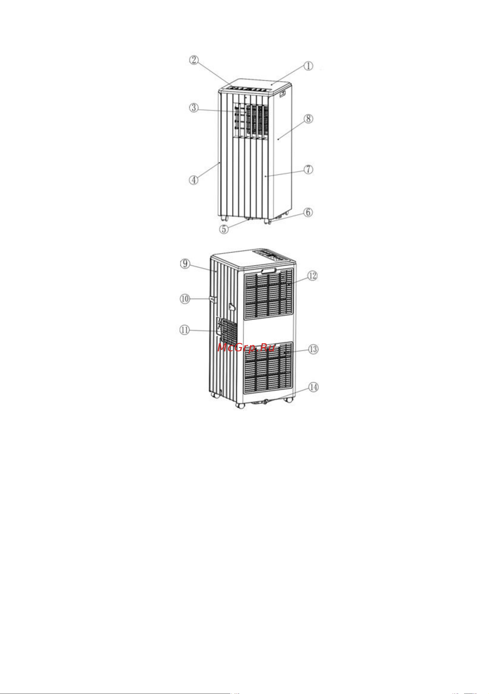 Timberk P12E, 7000 BTU T-PAC07-P12E Инструкция по эксплуатации онлайн [6/56] 822394